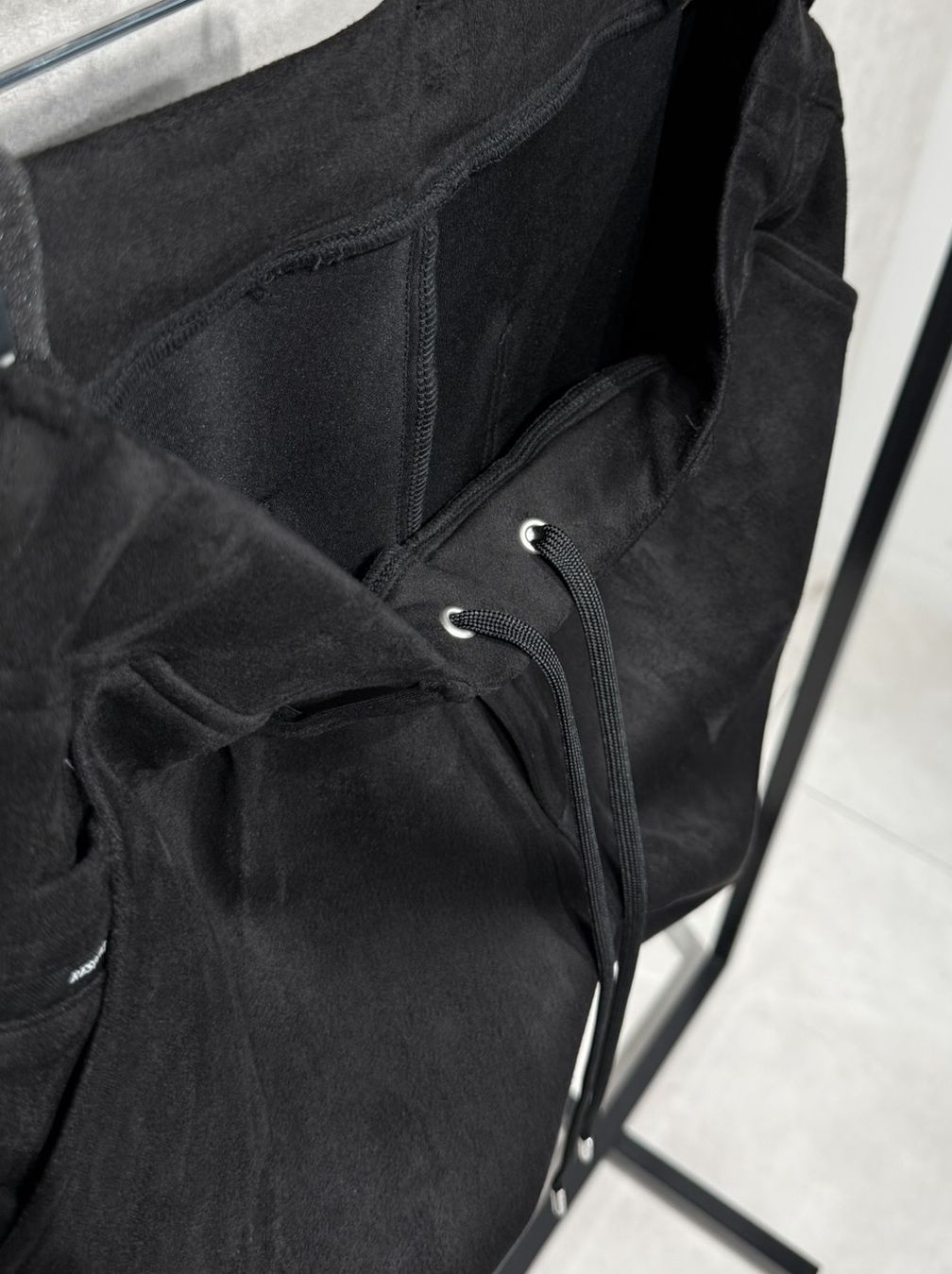 CHRIS EASY SUEDE TUCK  PANTS / RC38-ST-016T / スエードイージータックパンツ / ブラック