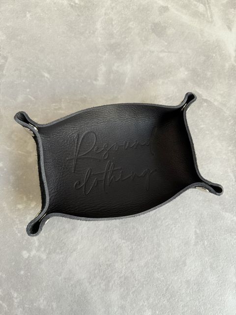 【LUKE別注】 LEATHER TRAY / レザートレイ / ブラック