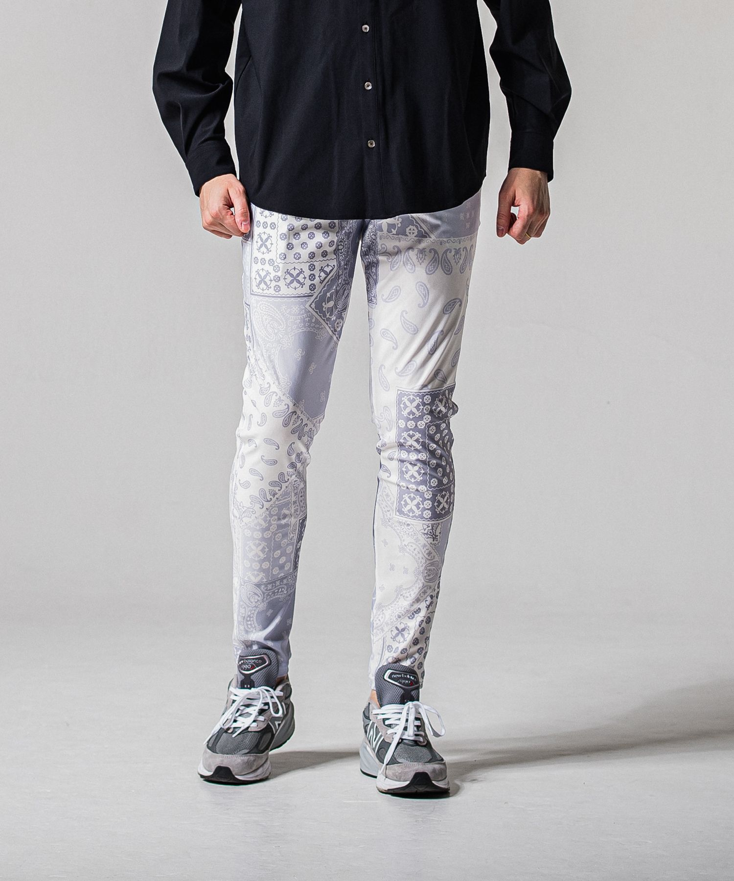 CHRIS EASY TUCK PANTS / RC39-ST-016T / ナイロンイージータックパンツ / バンダナグレー (3月上旬入荷予定)