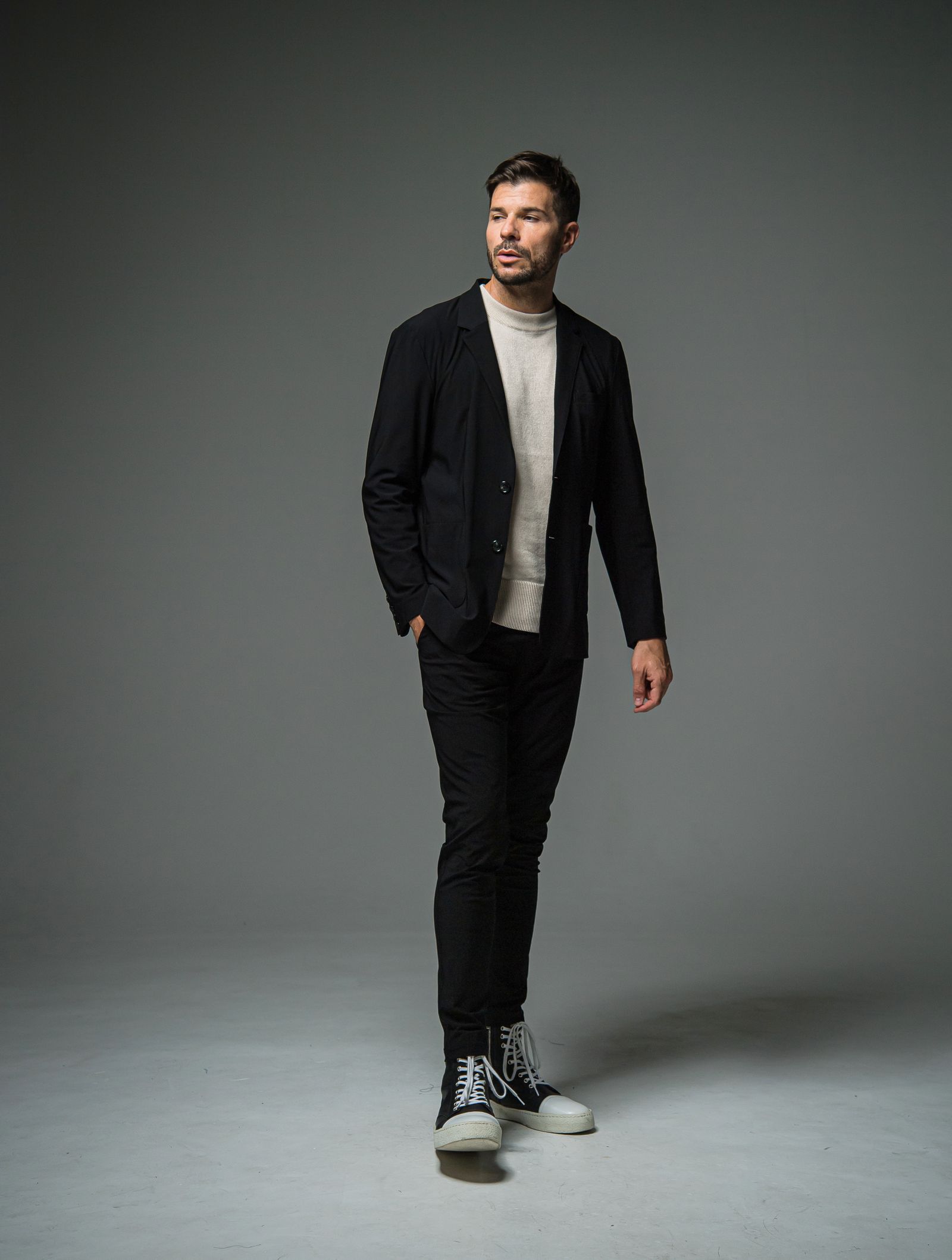 CHRIS EASY TUCK PANTS / RC29-ST-016T / イージータックパンツ / ブラック
