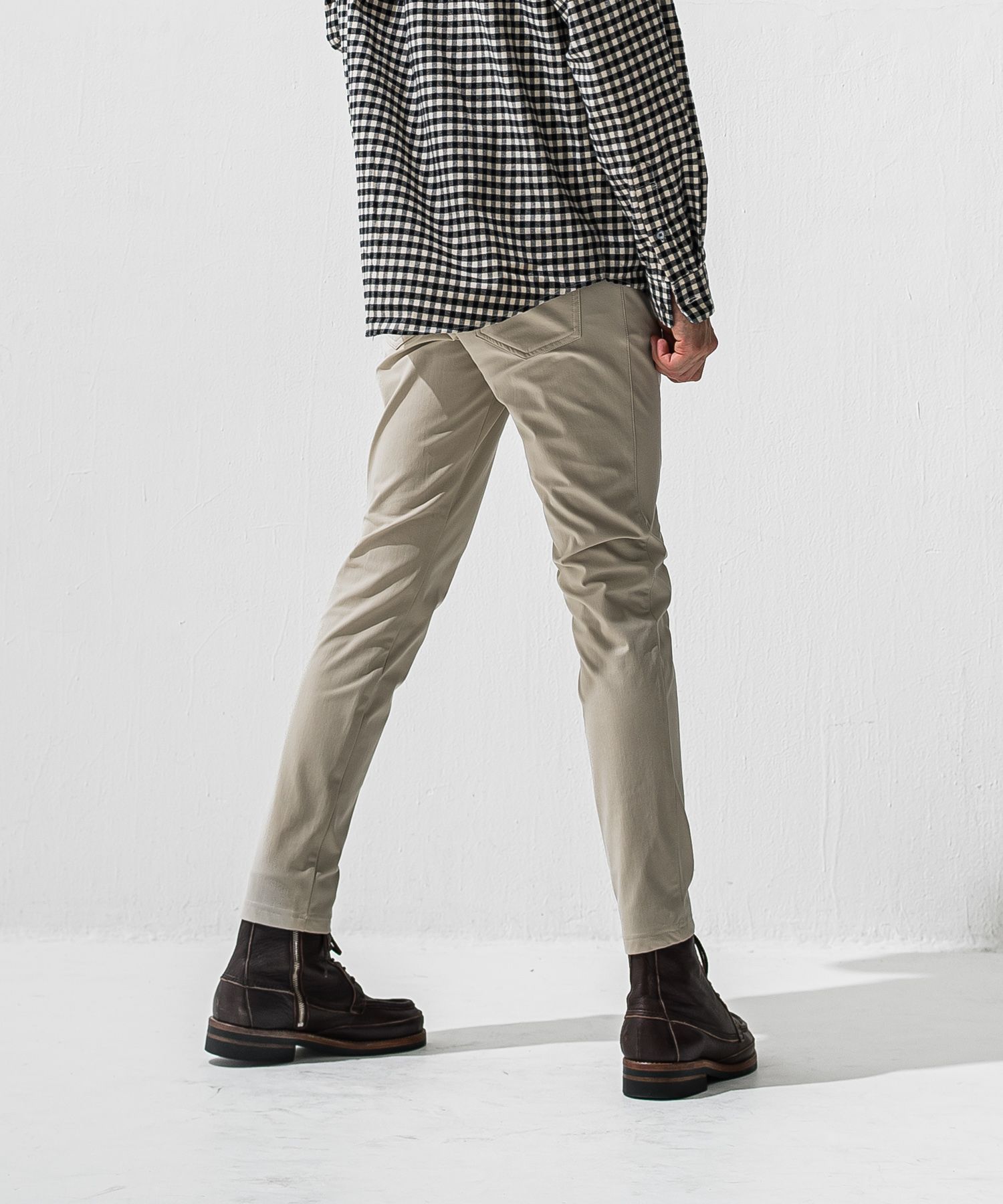CHRIS EASY HEAT TUCK PANTS / RC42-ST-016HT / 裏起毛ワンタックスラックスイージーパンツ / グレージュ (10月下旬入荷予定)