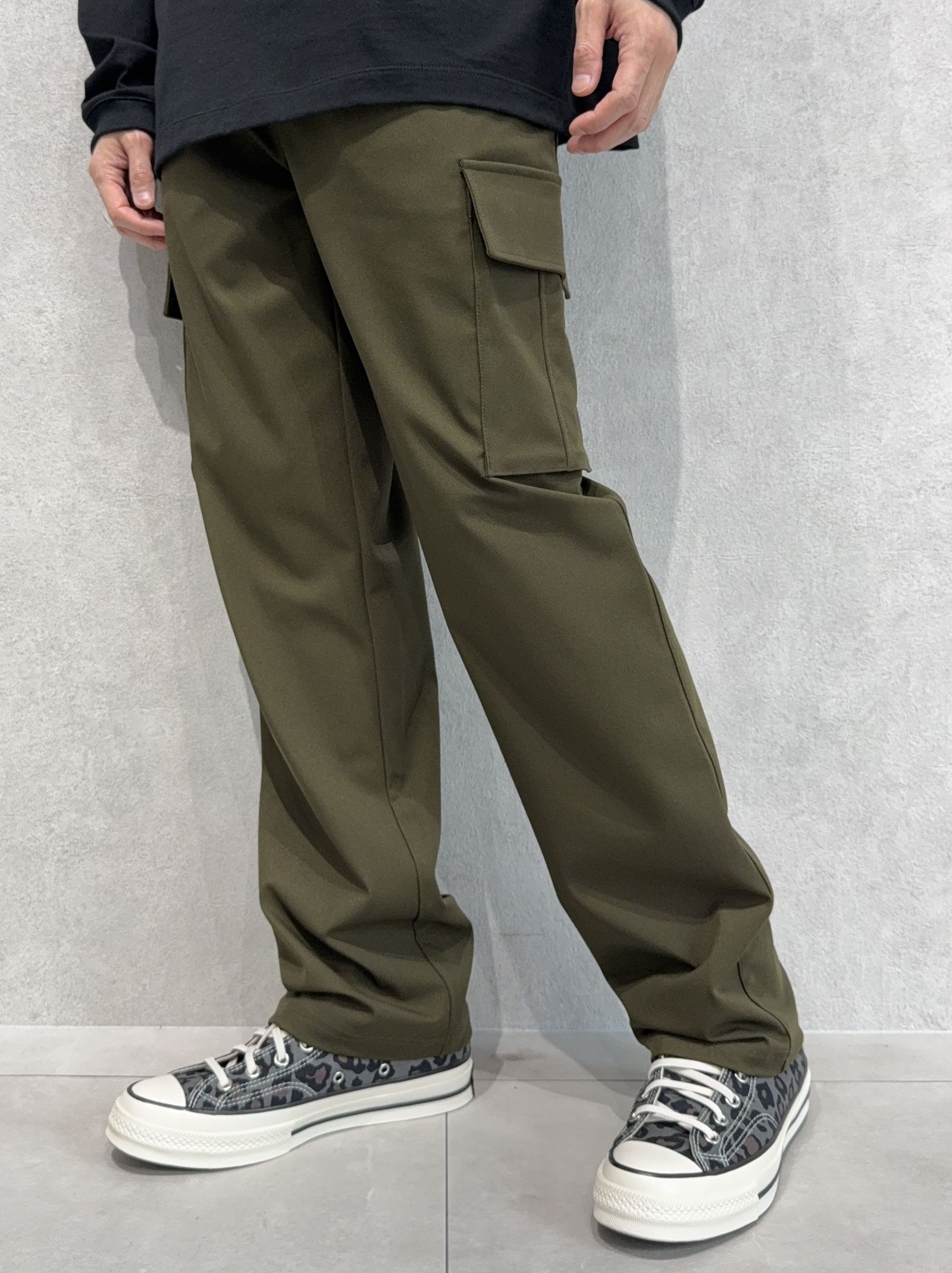 HEAD CARGO / RC41-ST-043 / カーゴセミワイドタックパンツ / カーキ