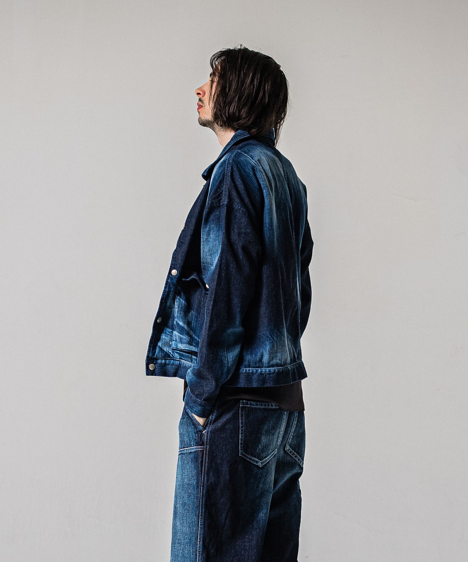 LDENIM AG FLIGHT JACKET / RC39-JK-003 / デニムフライトジャケット / インディゴユーズド (3月中旬入荷予定)