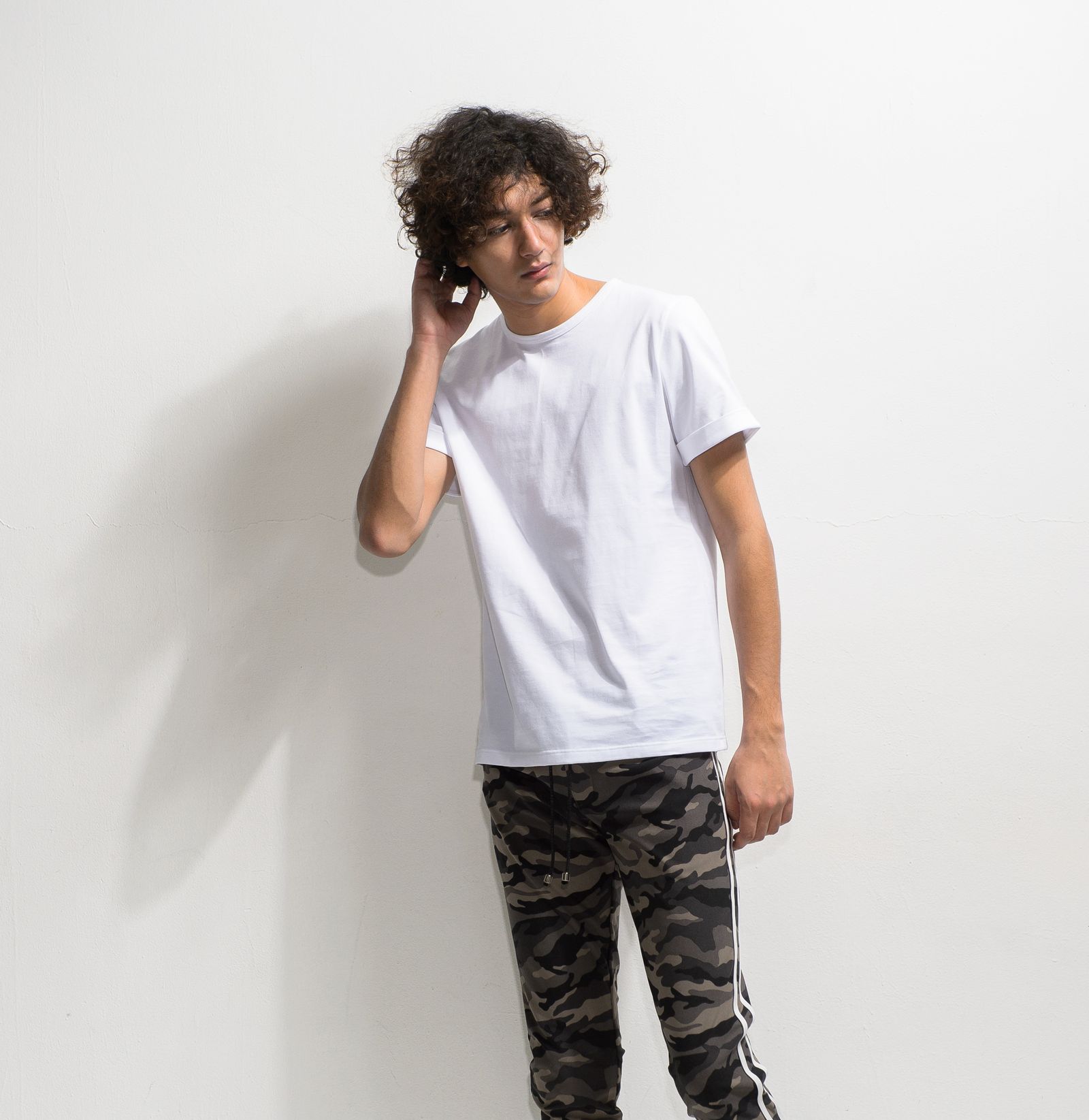 ROLL UP JERSEY TEE / RC20-T-001 / 無地Tシャツ