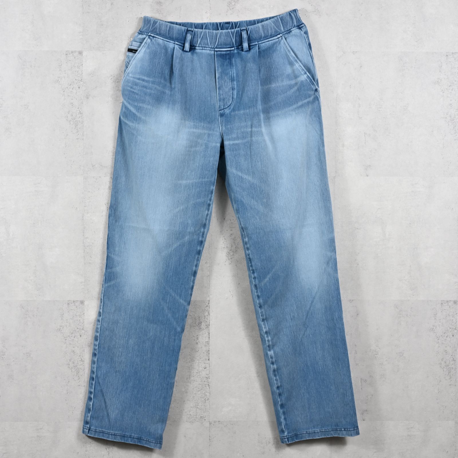 DENIM JERSEY WIDE PT / RC39-ST-016WTD / ライトオンスデニムジャージ ワイドパンツ / ライトインディゴ (2月中旬入荷予定)