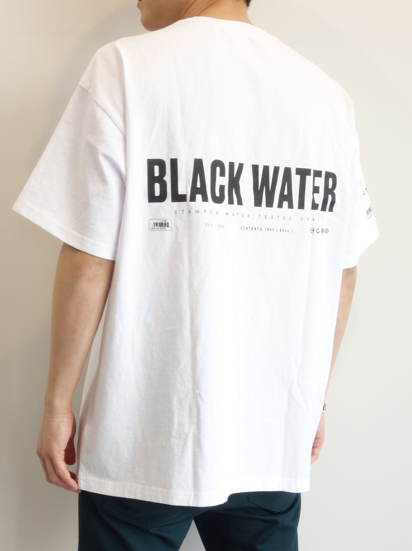 BLACK WATER RELAXED TEE / SLA-M2857TE / ビッグTシャツ