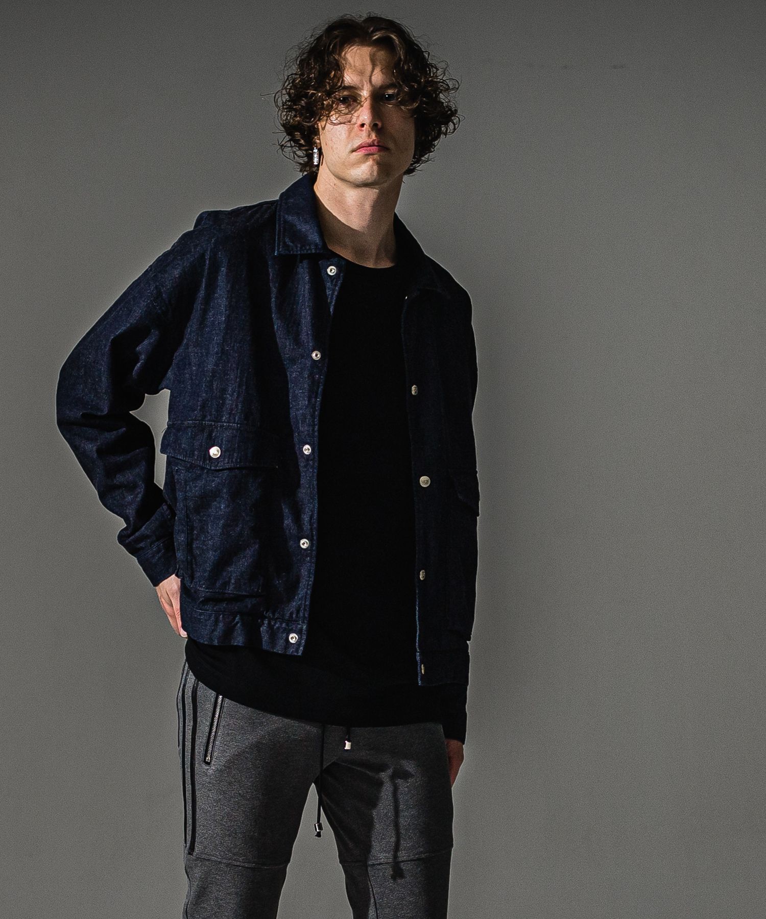 LDENIM AG FLIGHT JACKET / RC41-JK-001 / デニムフライトジャケット / インディゴワンウォッシュ (8月中旬入荷予定)
