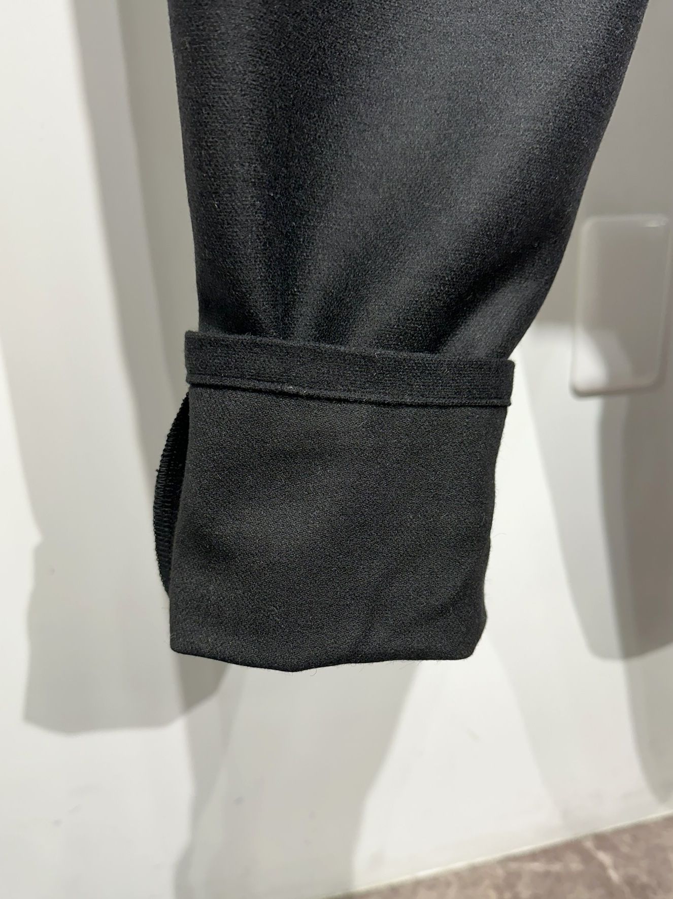 PAT WIDE EASY PANTS / RC34-ST-036 / ワイドテーパードパンツ / ブラック
