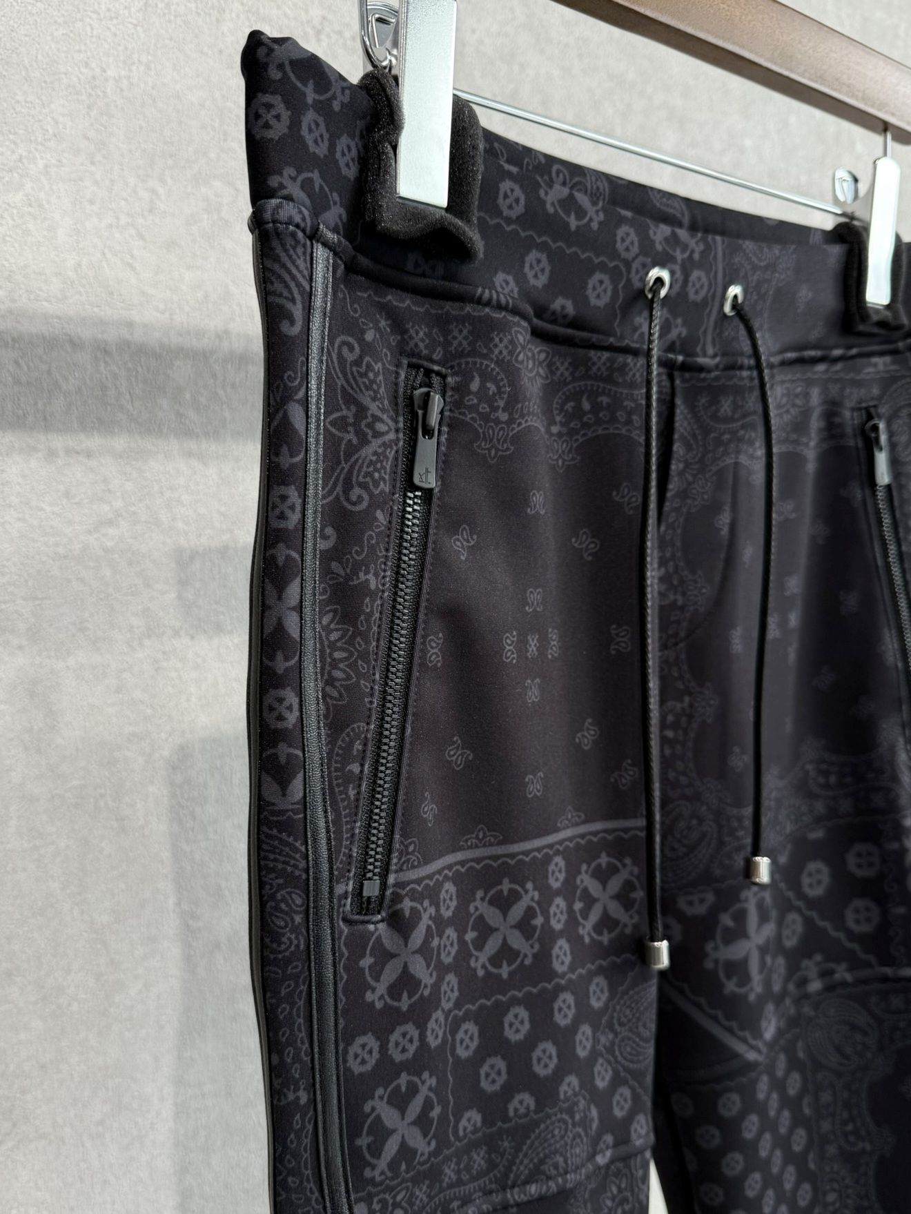 JOHNSON LINE HEAT PT / RC38-ST-009H / 裏起毛ジョンソンラインパンツ / ペイズリーブラック