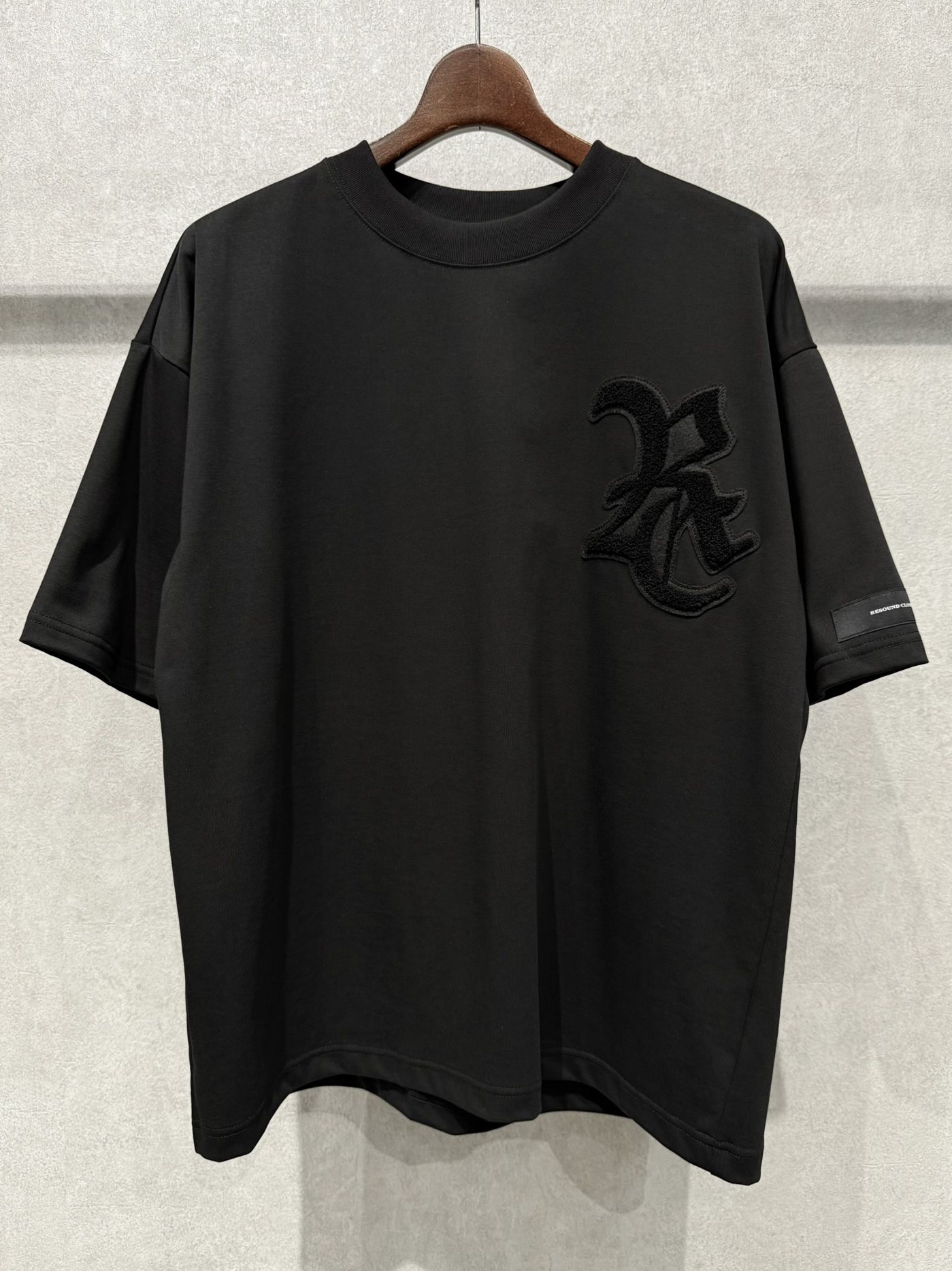 RC OVER TEE / RC40-T-006 / RCワッペンビッグTシャツ / ブラック×ブラック