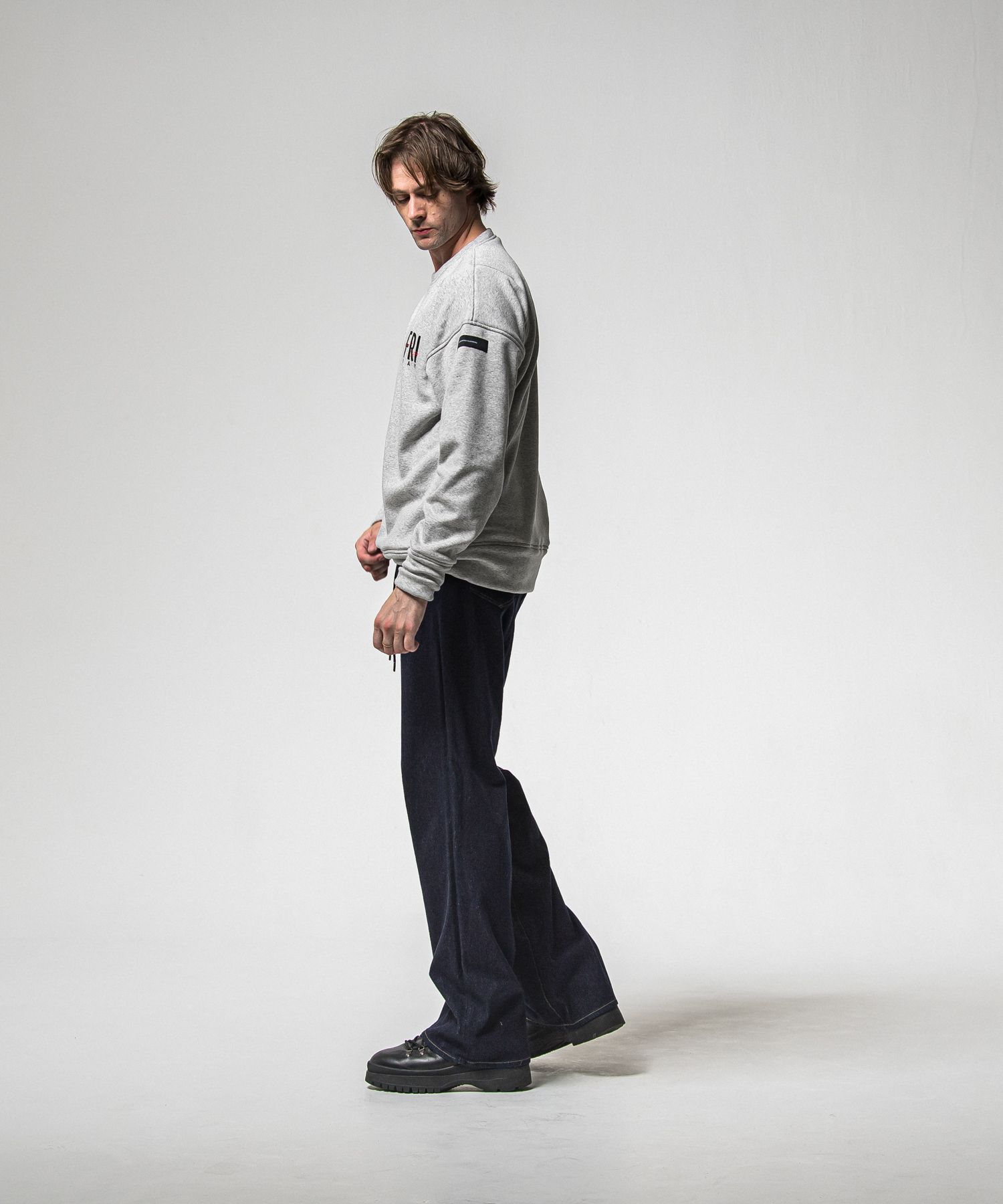 KING DENIM JERSEY / BASIC-ST-005 / デニムジャージバギーワイドパンツ / インディゴワンウォッシュ (12月中旬入荷予定)