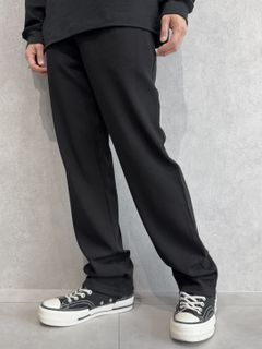 CHRIS EASY WIDE TUCK PANTS / RC41-ST-016WT / セミワイドタックパンツ / ブリスターブラック