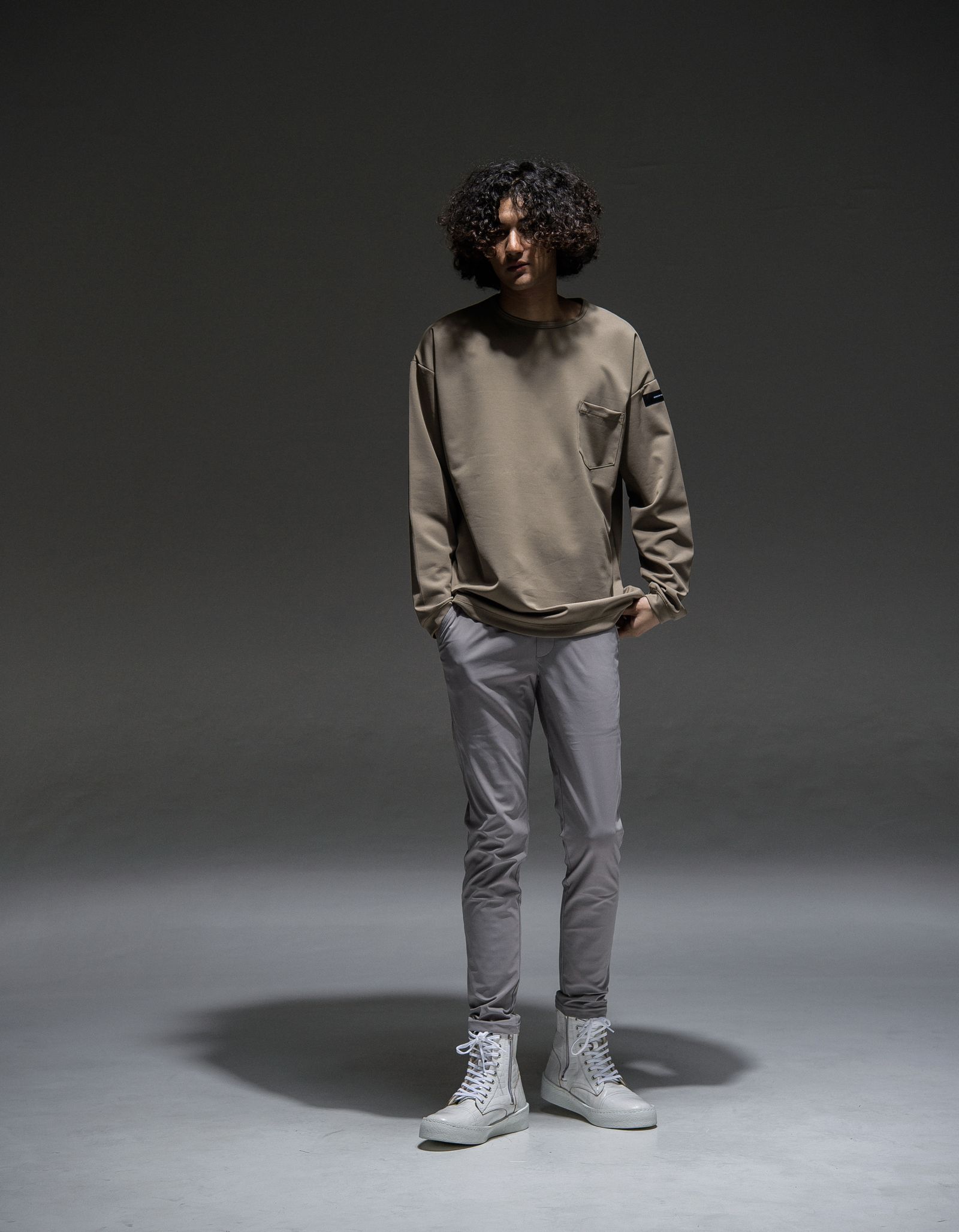 DOUBLE LOOSE POCKET LONG TEE / RC21-T-003 / ロングスリーブTシャツ