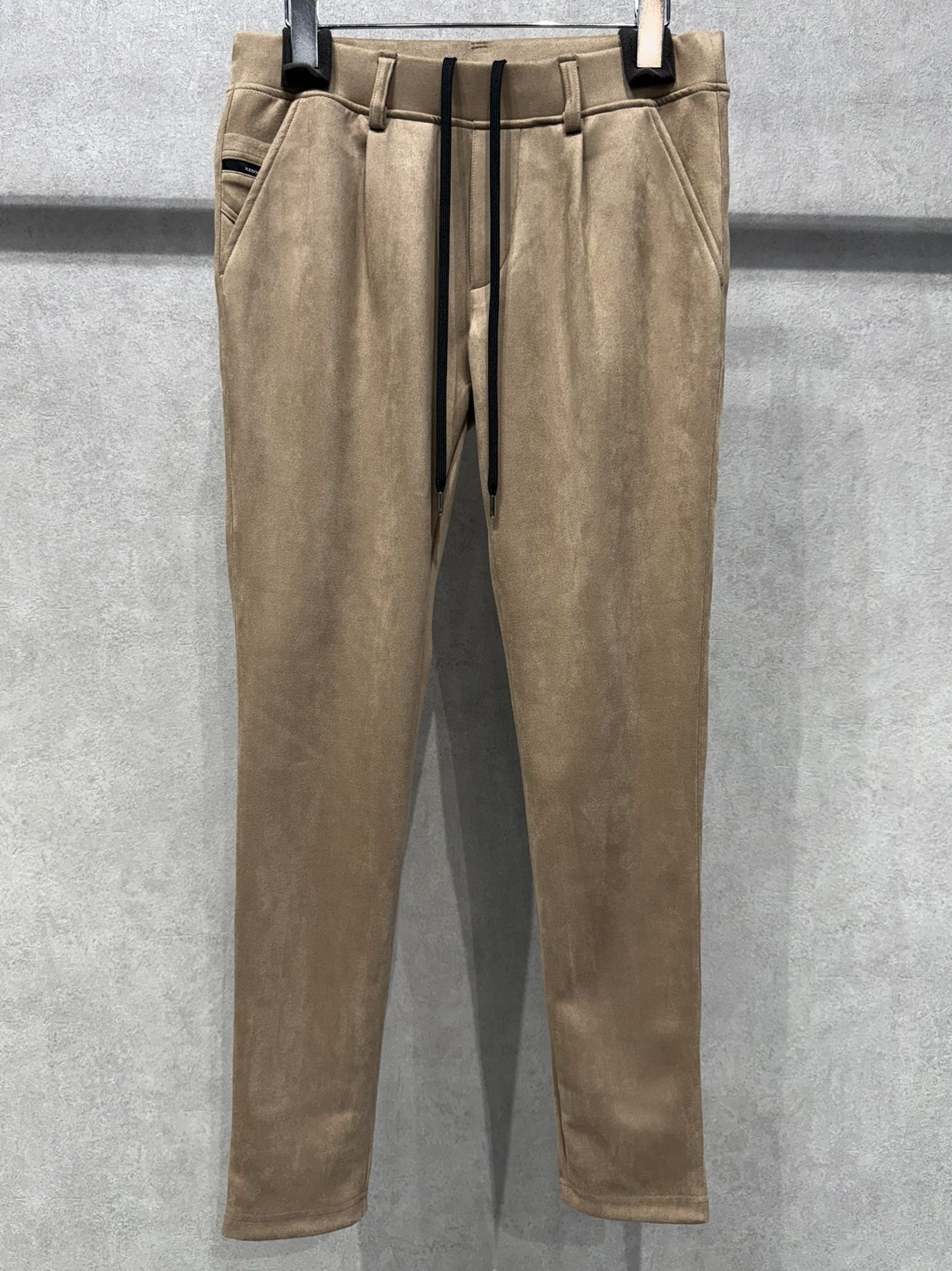 CHRIS EASY SUEDE TUCK  PANTS / RC38-ST-016T / スエードイージータックパンツ / ブラウン