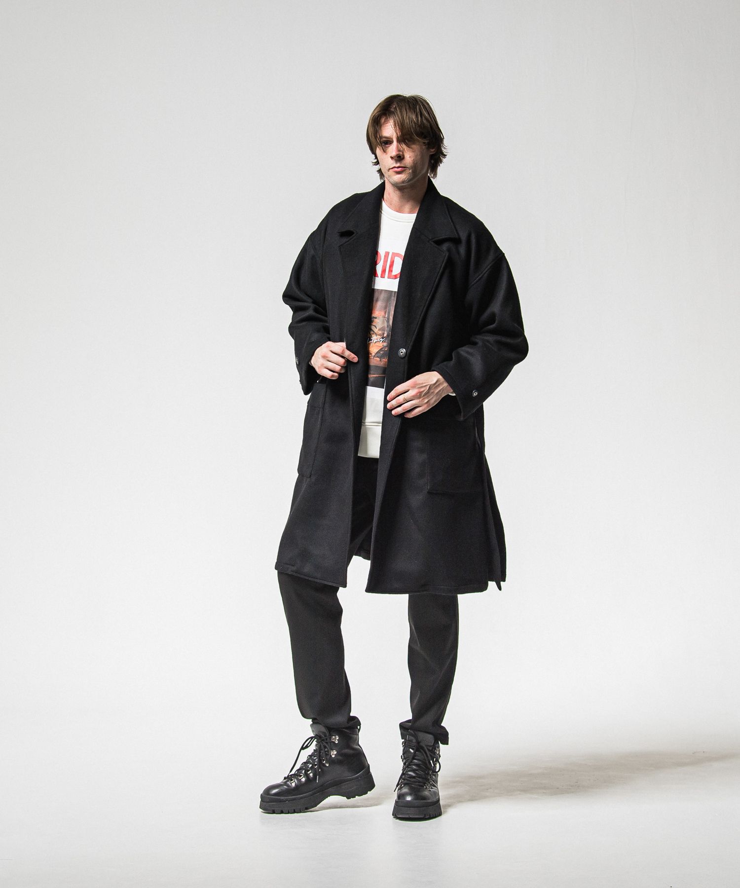 【FRIDAYコラボ】 FRIDAY OLD COVER VELOURS FLEECE TRAINER / RCF1-C-002 / 裏起毛FRIDAYオールドカバートレーナー / ホワイト (11月上旬入荷予定)