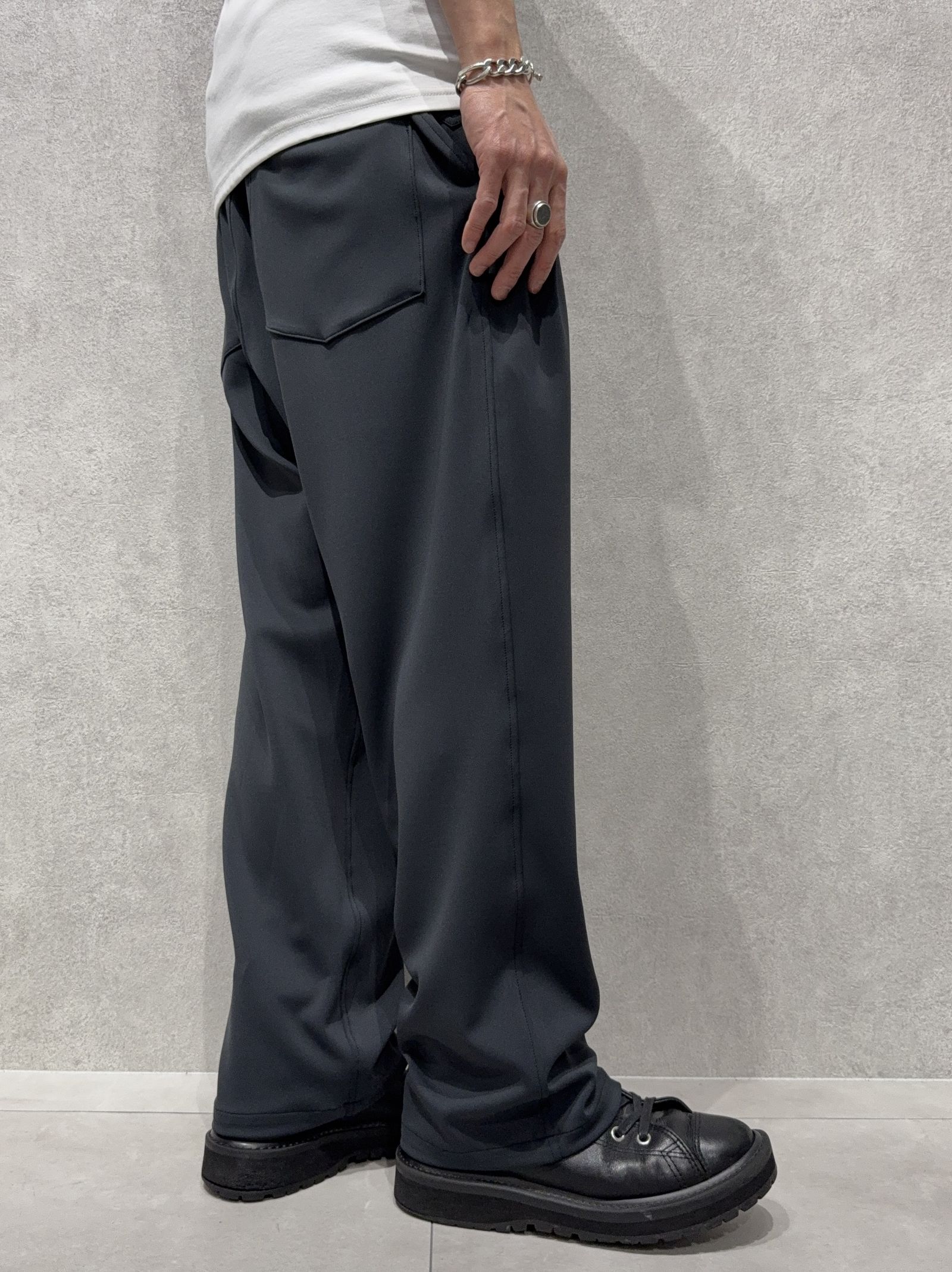 EMILIO DB WIDE PANTS / DP1-ST-003 / ダンボールジャージスーパーワイドパンツ / ブラック