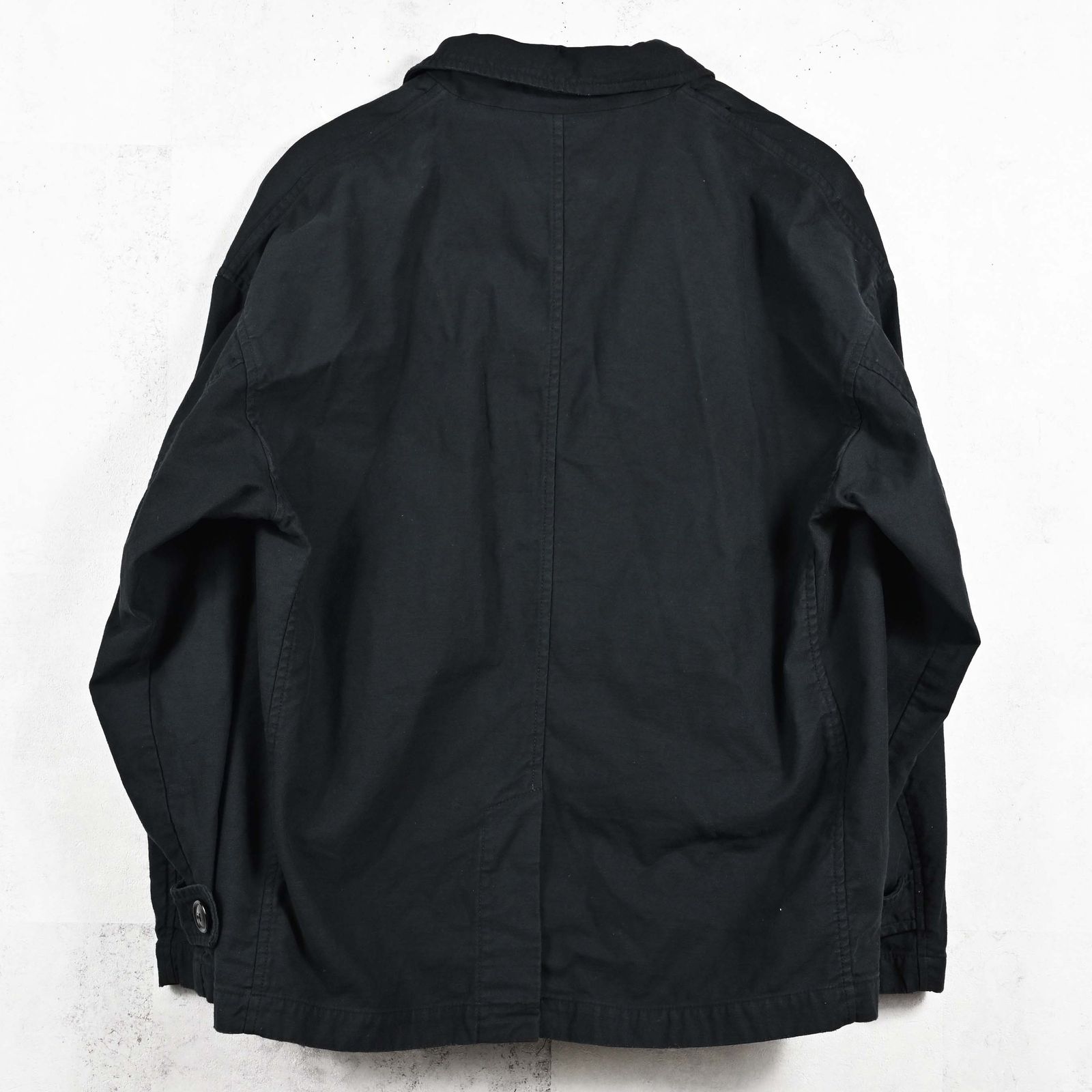 MV OVER PCOAT / RC39-JK-006 / ミリタリーピーコートジャケット / ブラック (2月上旬入荷予定)