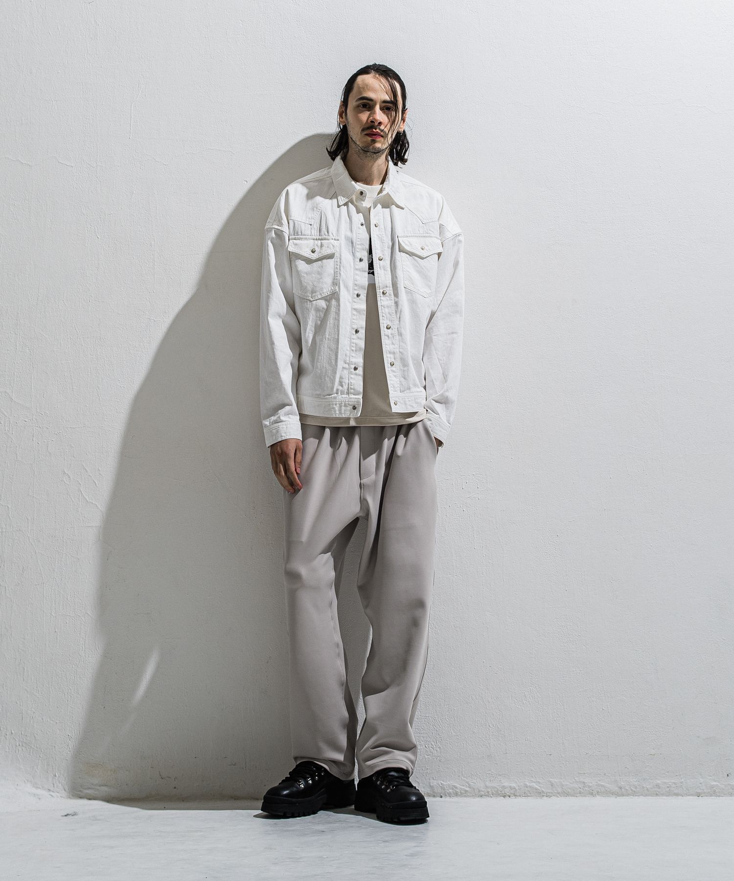 WESTAN JK / DP1-JK-004 / ウエスタンシャツジャケット / ホワイト (3月中旬入荷予定)