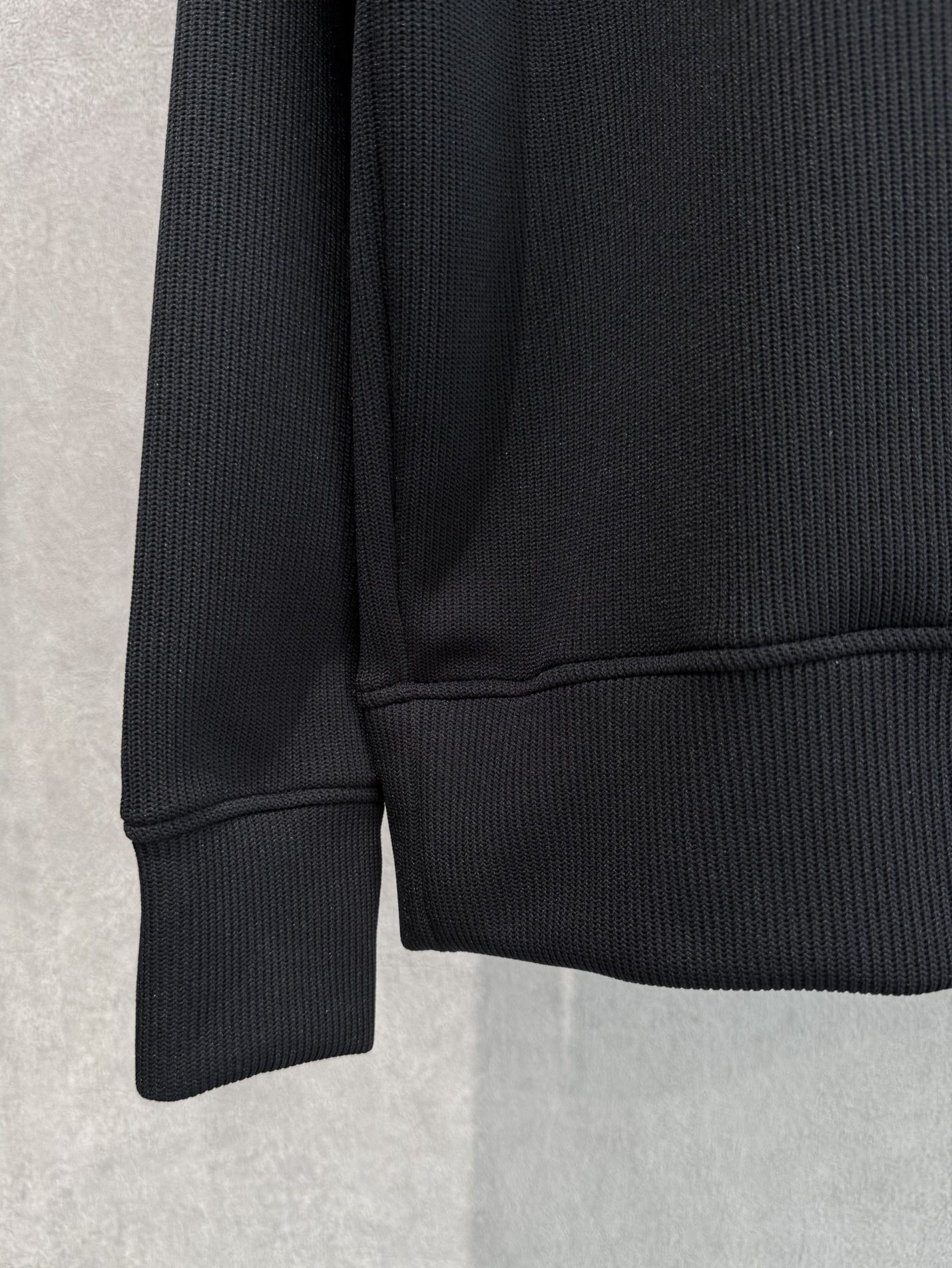 AZE MILITARY DROP TRAINER / RC39-C-003 / 高機能畦編みニットトレーナー / ブラック