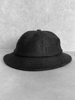 STRAW MESH BELL HAT / RC36-CAP-002 / ストローメッシュベルハット / ブラック