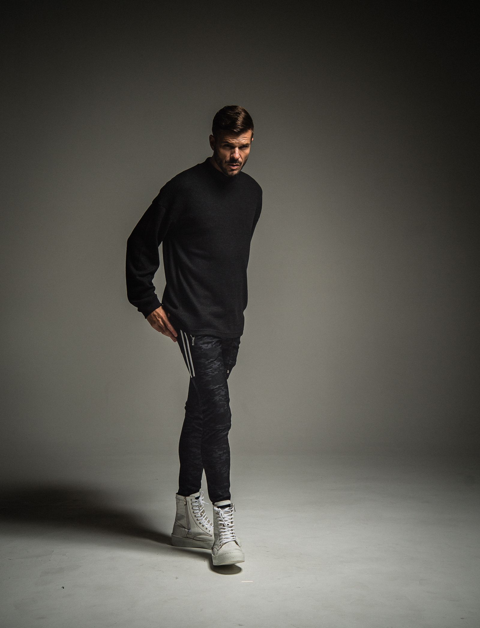 MOCKNECK OVER KNIT / RC22-K-001 / モックネックニット