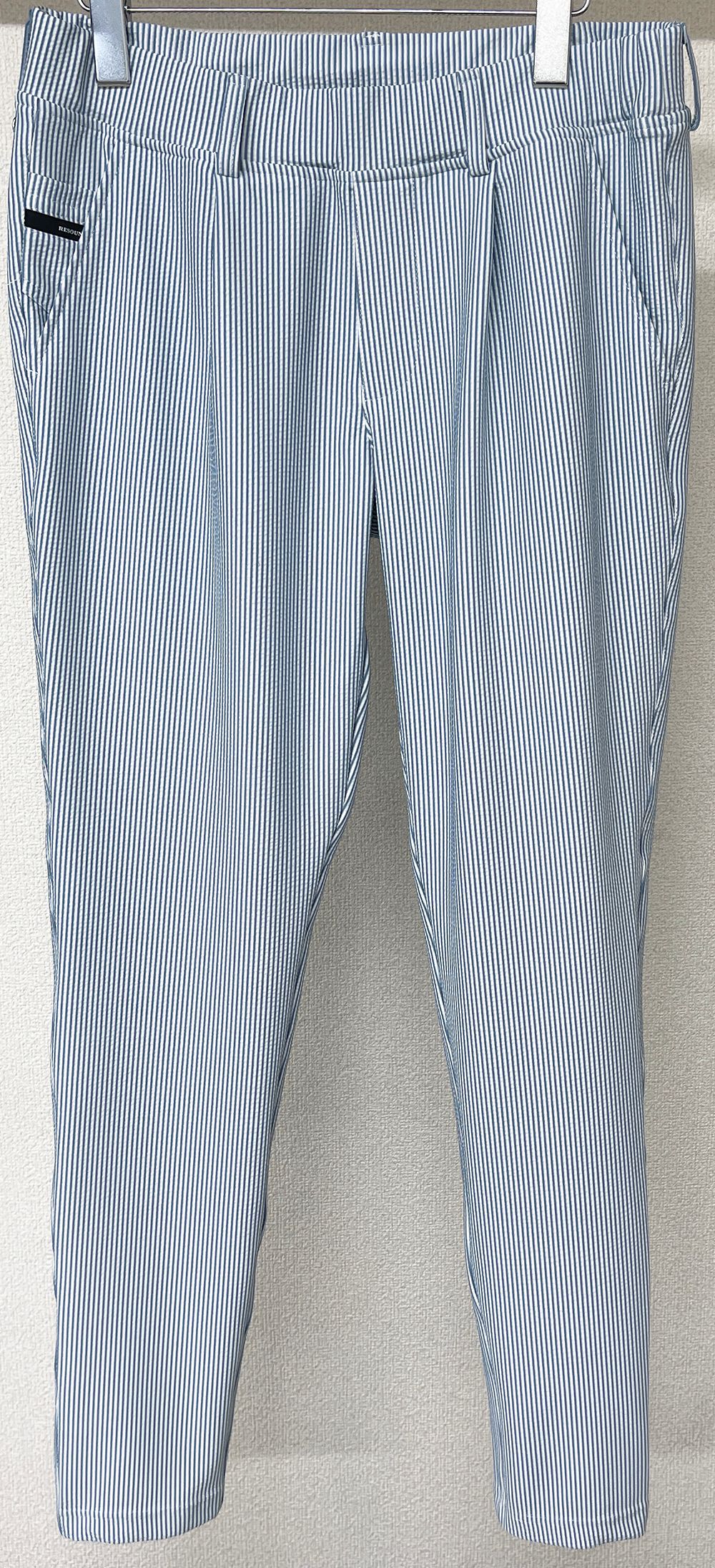 CHRIS EASY TUCK PANTS / RC31-ST-016T / シアサッカーイージータックパンツ / サックス