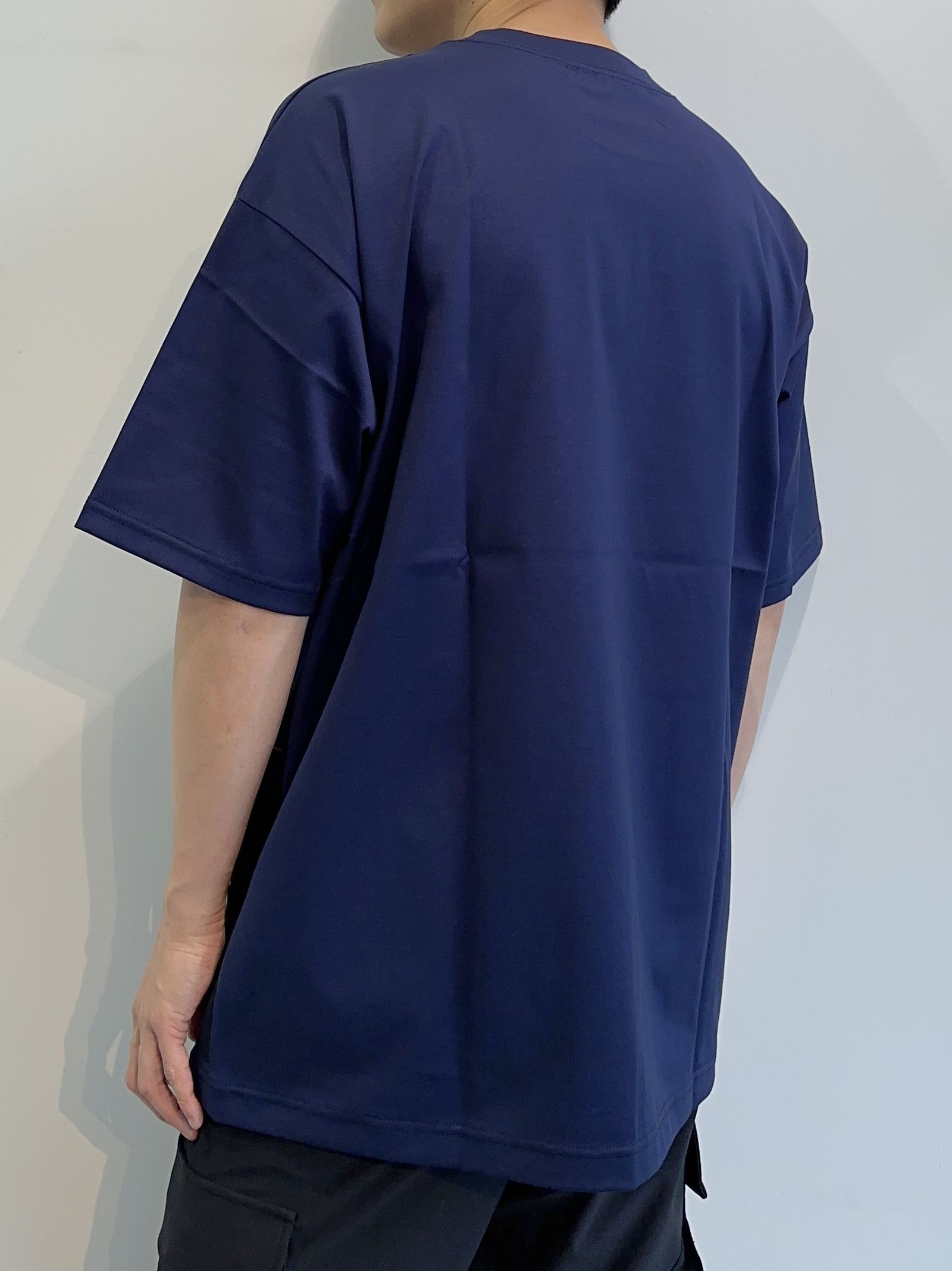 SIDE POCKET OVER TEE / RC28-T-005 / サイドポケットビッグTシャツ / ネイビー