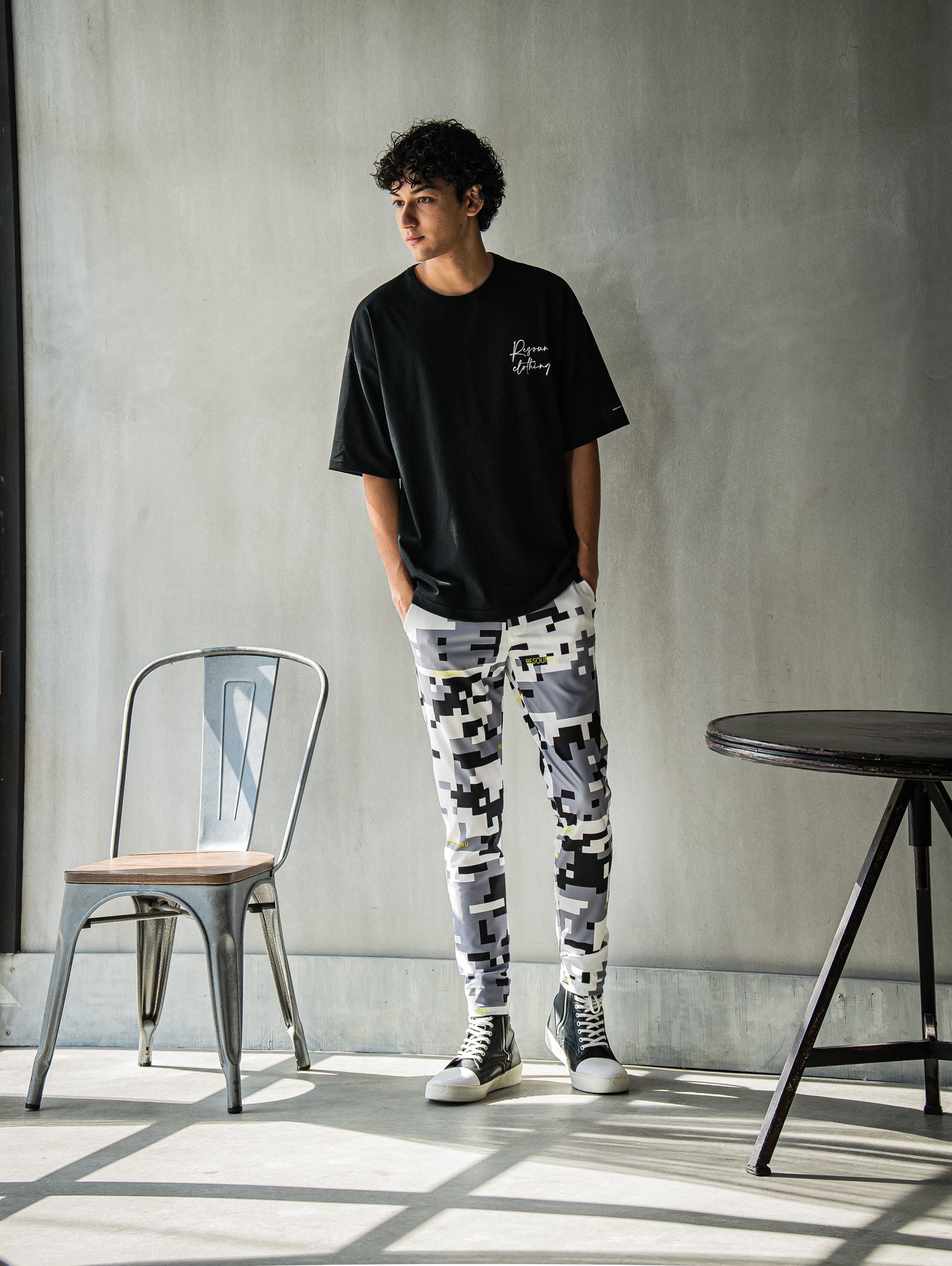BD ICON LOOSE TEE / RC31-T-002 / バックプリントビッグTシャツ / ブラック