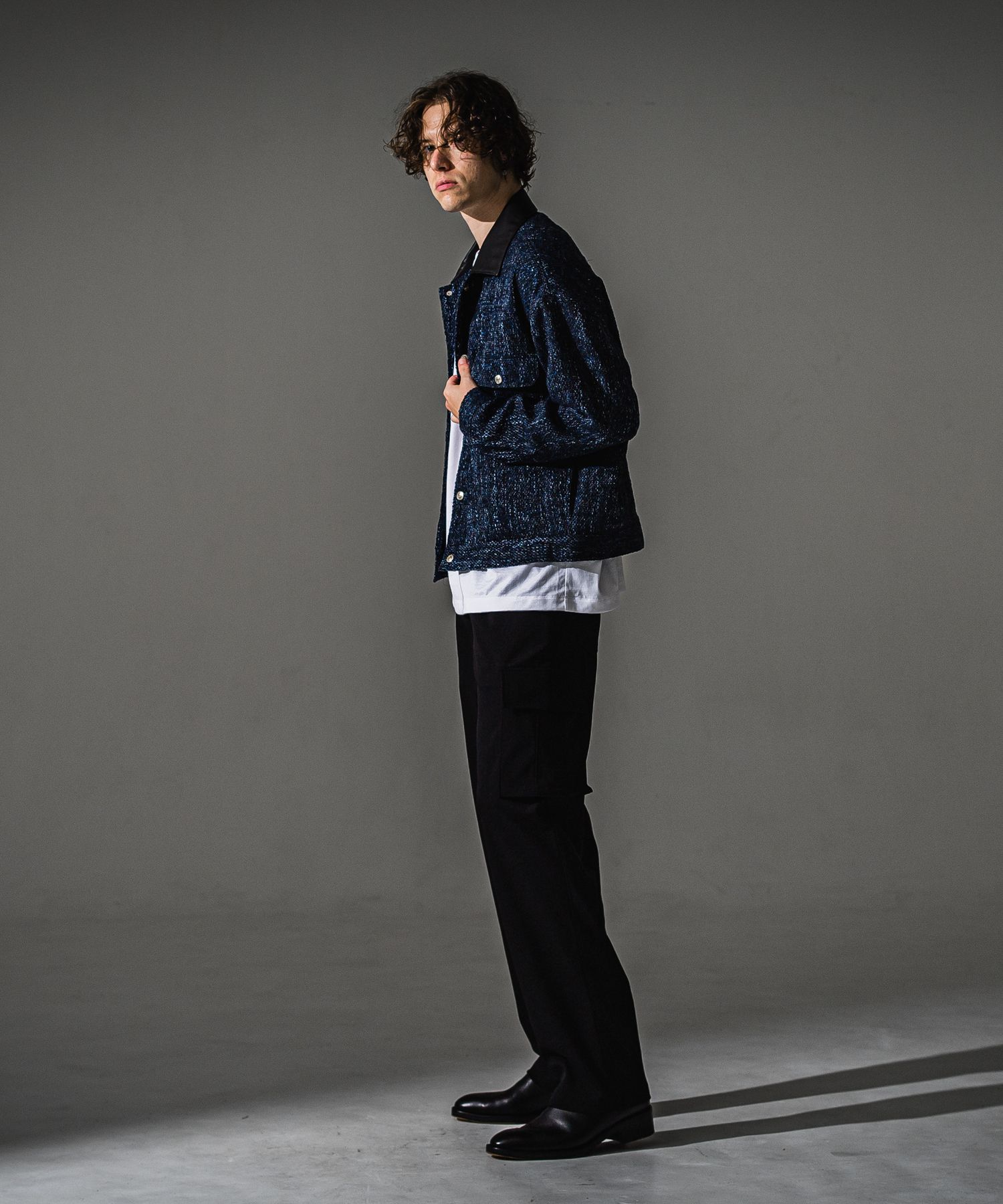 FCTWEED 2ND JK / RC41-JK-002 / ファンシーツイードジャケット / ネイビー (9月下旬入荷予定)