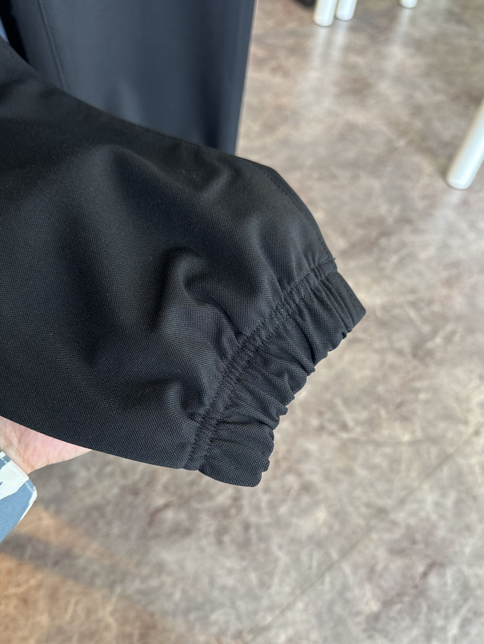 PT CARGO PANTS / RC29-ST-035 / 裾ゴムイージーカーゴパンツ / ブラック