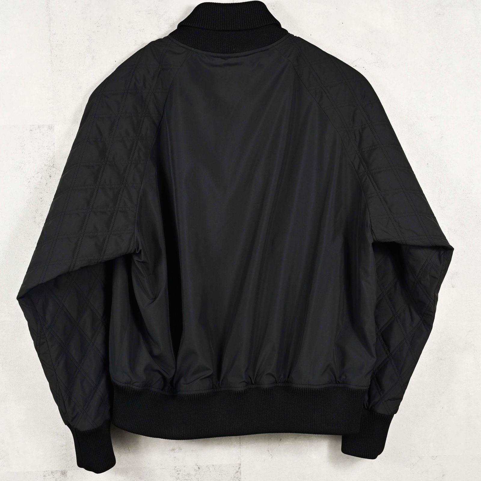 PB VARSITY JACKET / DP1-JK-001 / キルティングナイロンスタジャン / ブラック (2月中旬入荷予定)