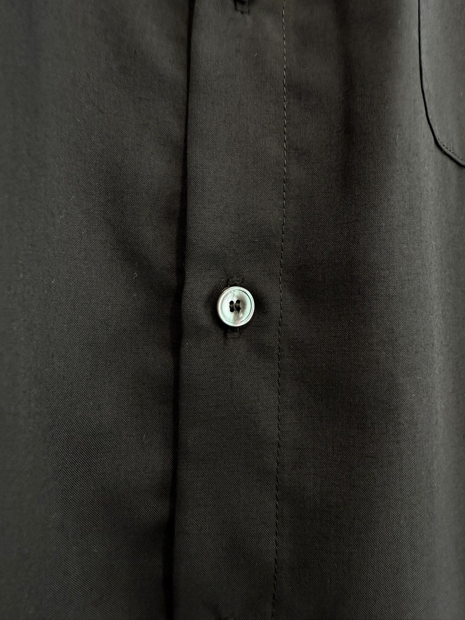 【LUKE別注】 ZACK HALF SHIRTS / RC36-SH-002LUKE / 裾ロゴ半袖シャツ / ブラック