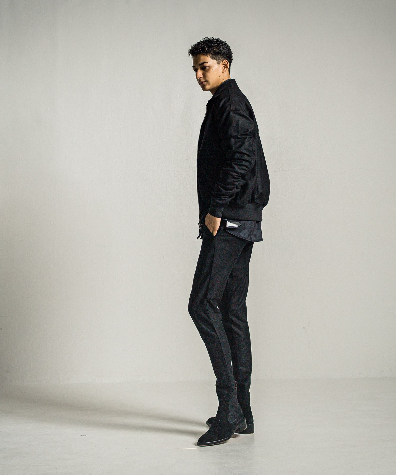 PAT TIGHT EASY PANTS / RC34-ST-037 / イージーパンツ / ブラック