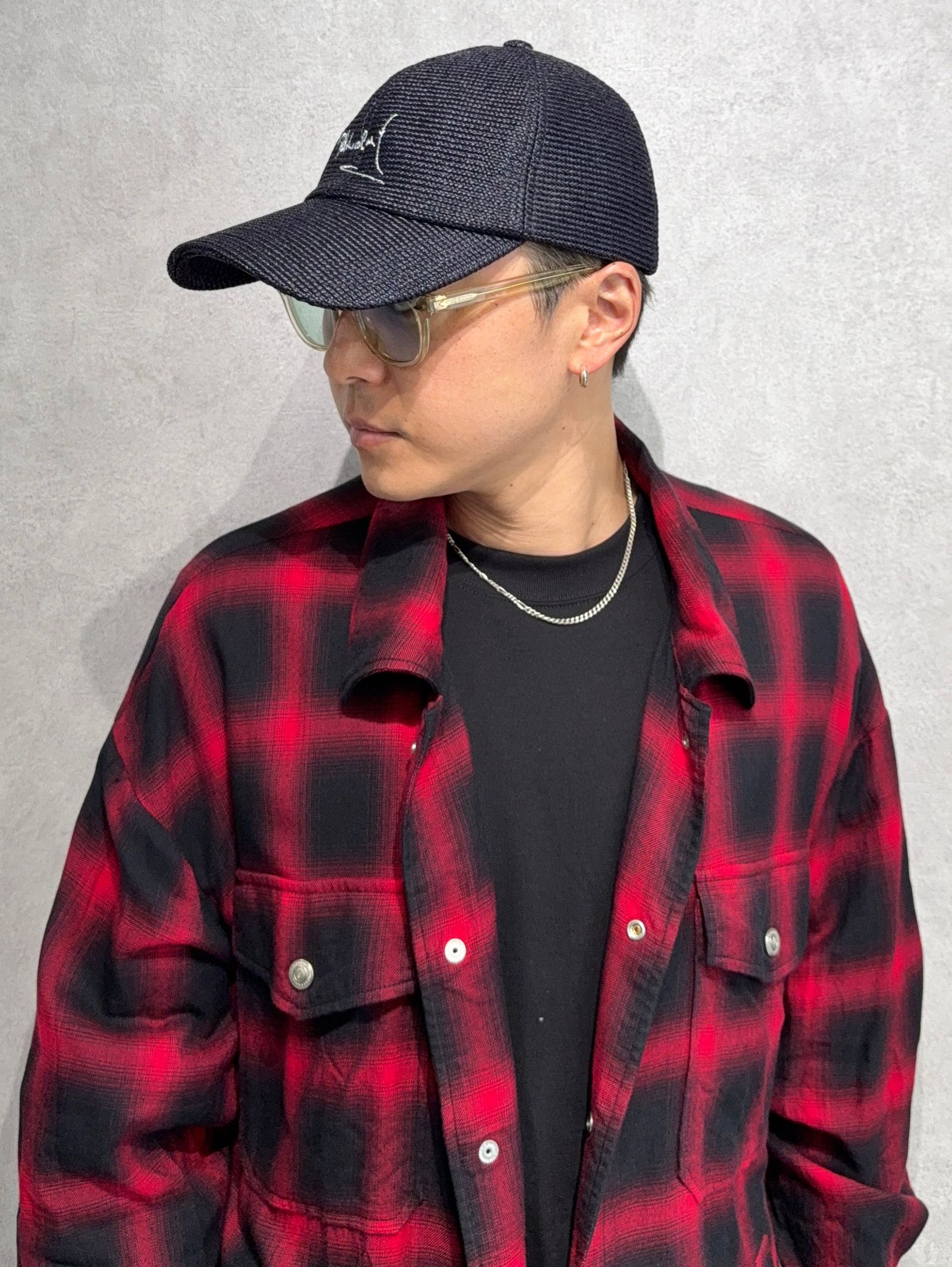 SIGN STRAW MESH CAP / DP1-CAP-001 / ストローメッシュローキャップ / ブラック