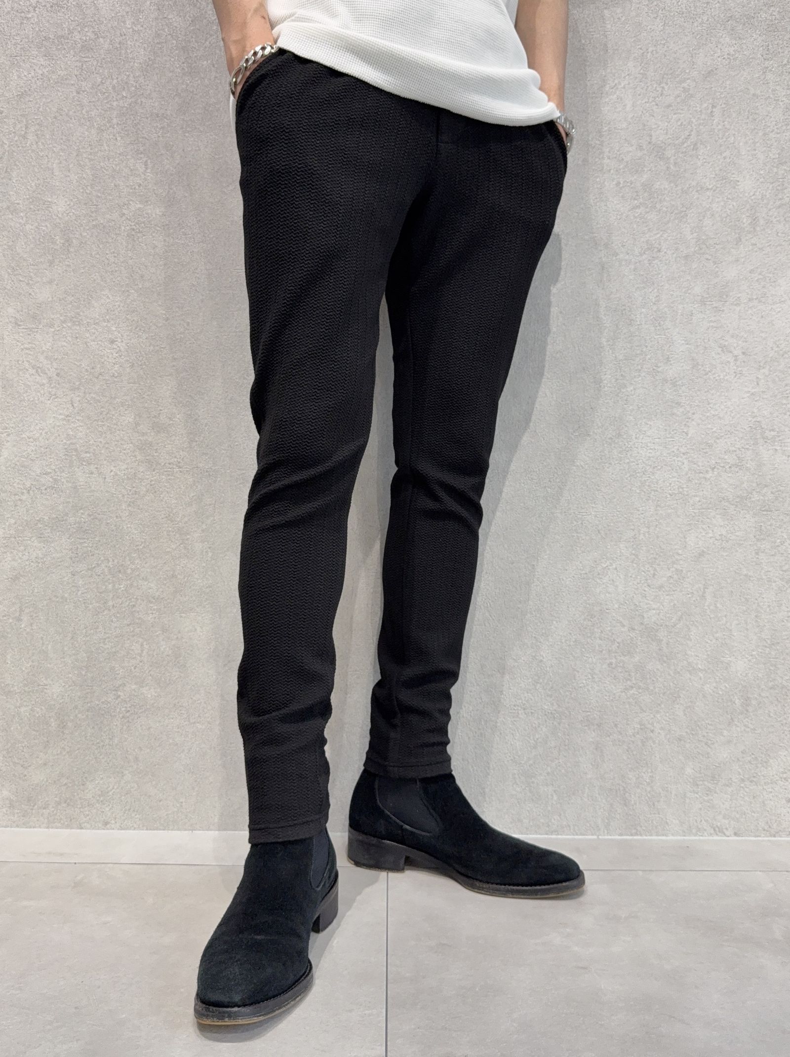 CHRIS EASY TUCK PANTS / RC40-ST-016T / イージータックパンツ / ブリスターブラック