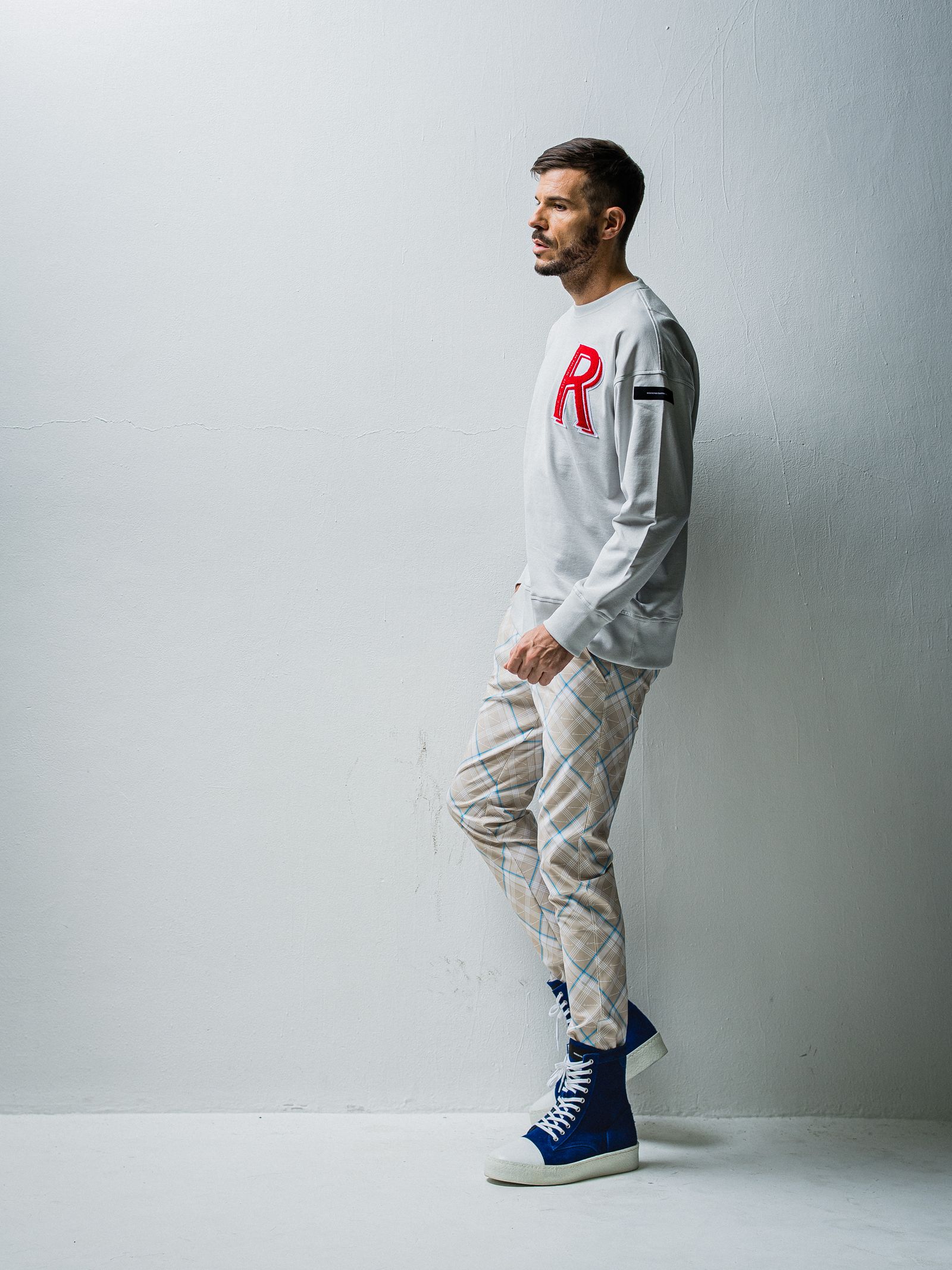 CHRIS EASY PANTS / RC27-ST-016 / チェックイージーパンツ / チェックベージュ