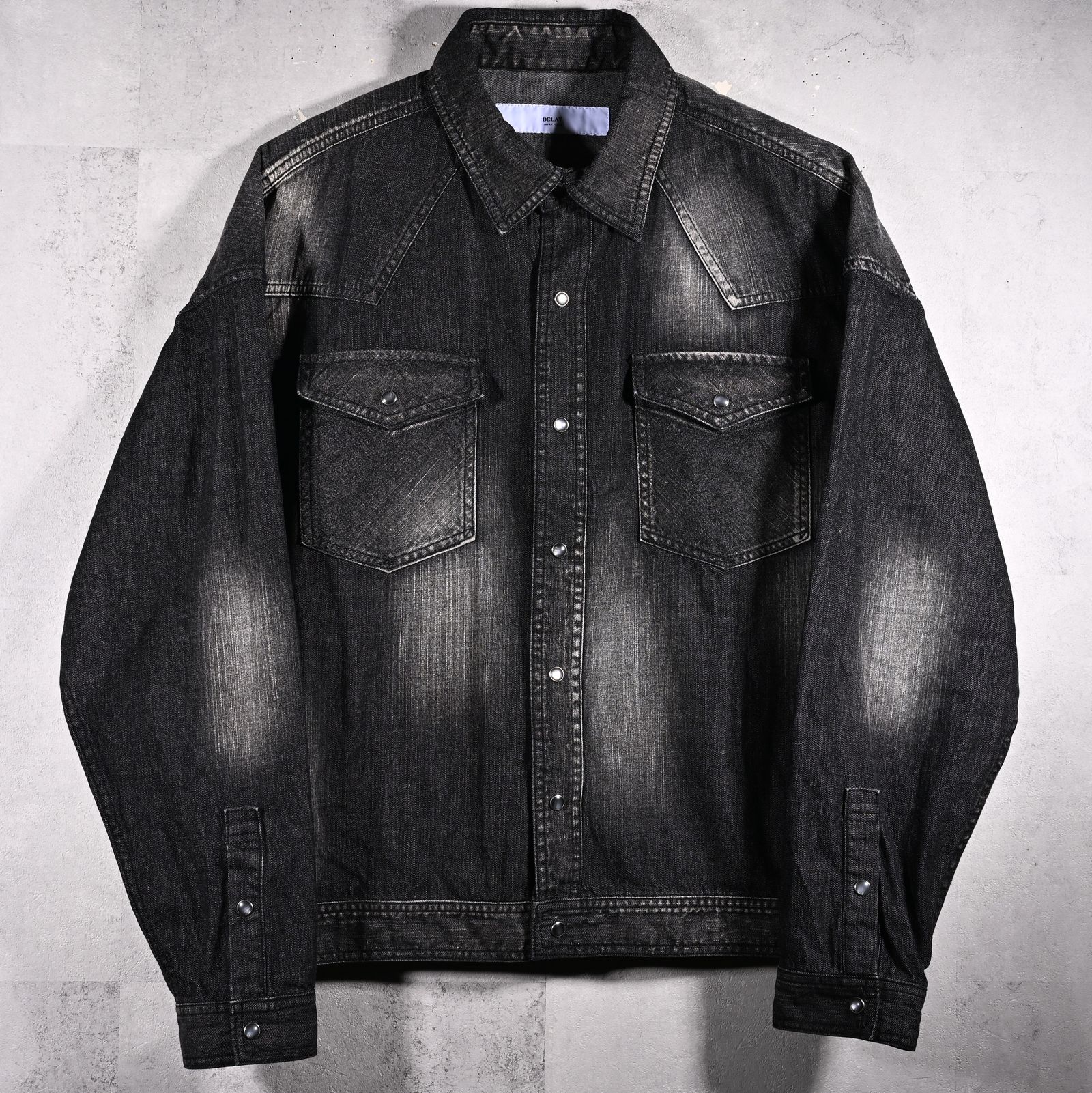 WESTAN JK / DP1-JK-004 / ウエスタンシャツジャケット / ブラックユーズド (3月中旬入荷予定)