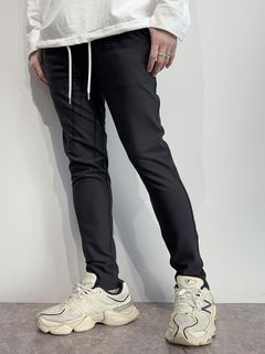 CHRIS EASY TUCK PANTS / RC35-ST-016T / シアサッカーイージータックパンツ / ブラック