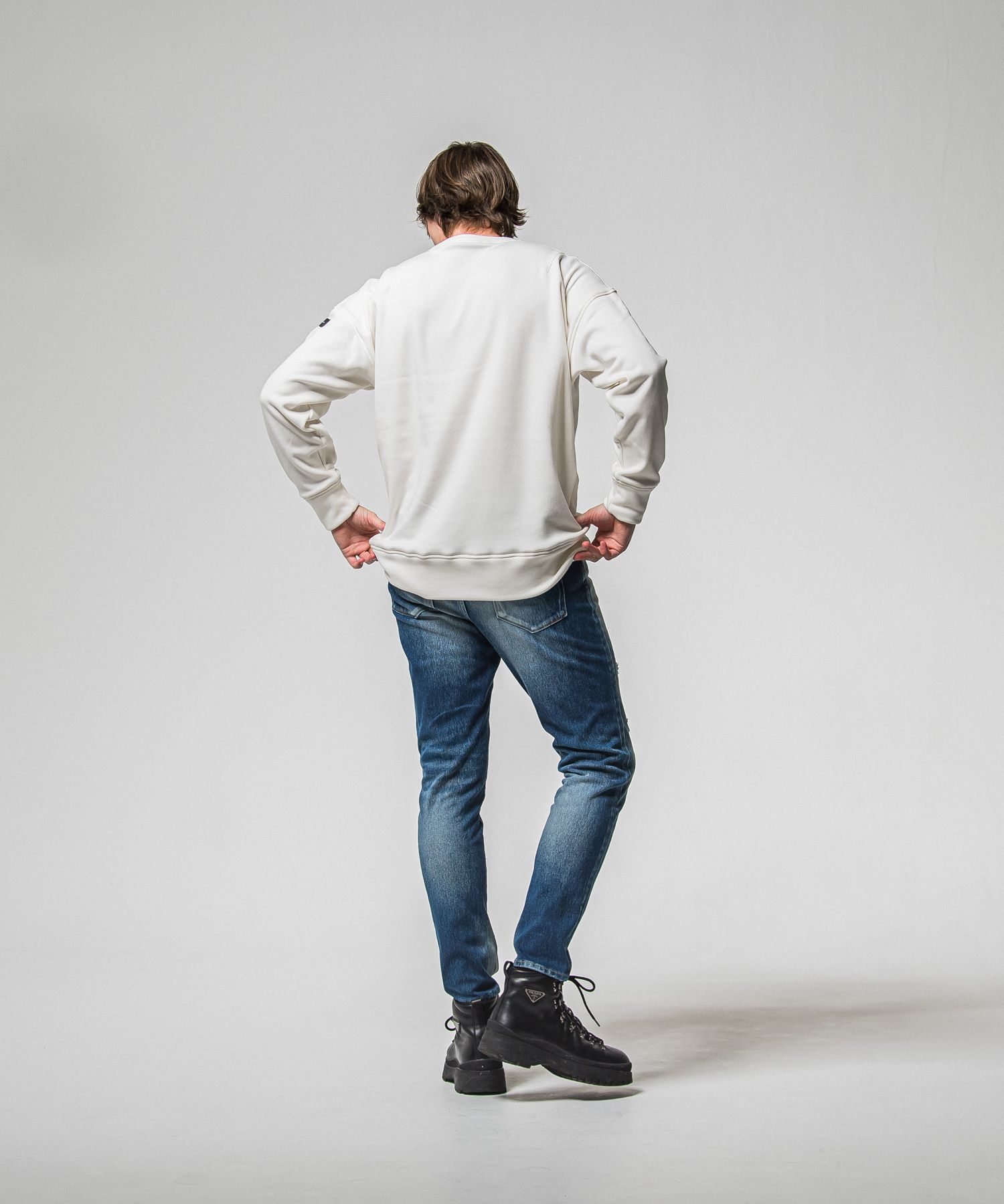 MICK DENIM JERSEY / RC38-ST-020 / デニムジャージテーパードパンツ / インディゴユーズド (12月上旬入荷予定)