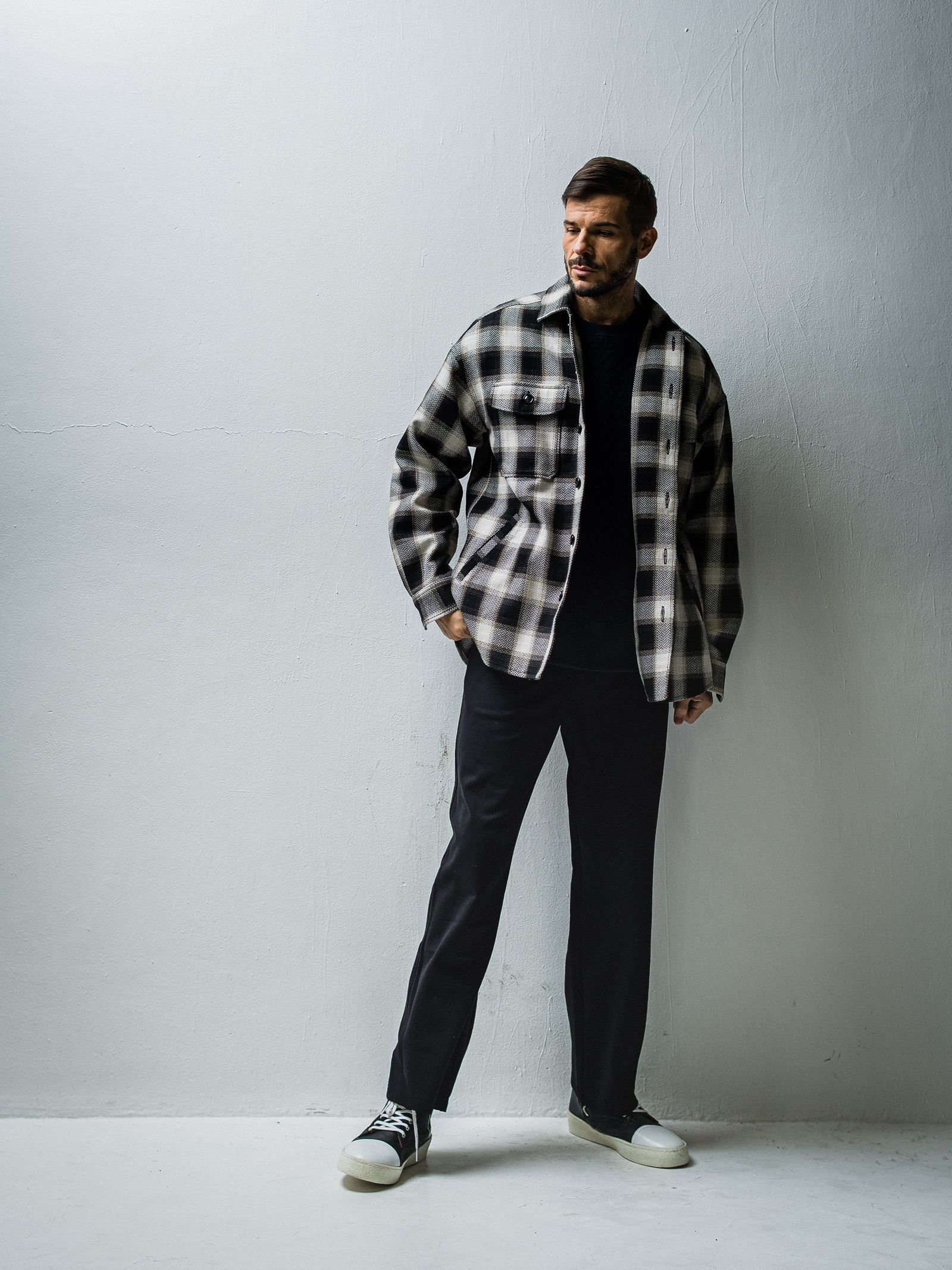 CHRIS EASY WIDE PANTS / RC27-ST-016W / ワイドパンツ / ブラック