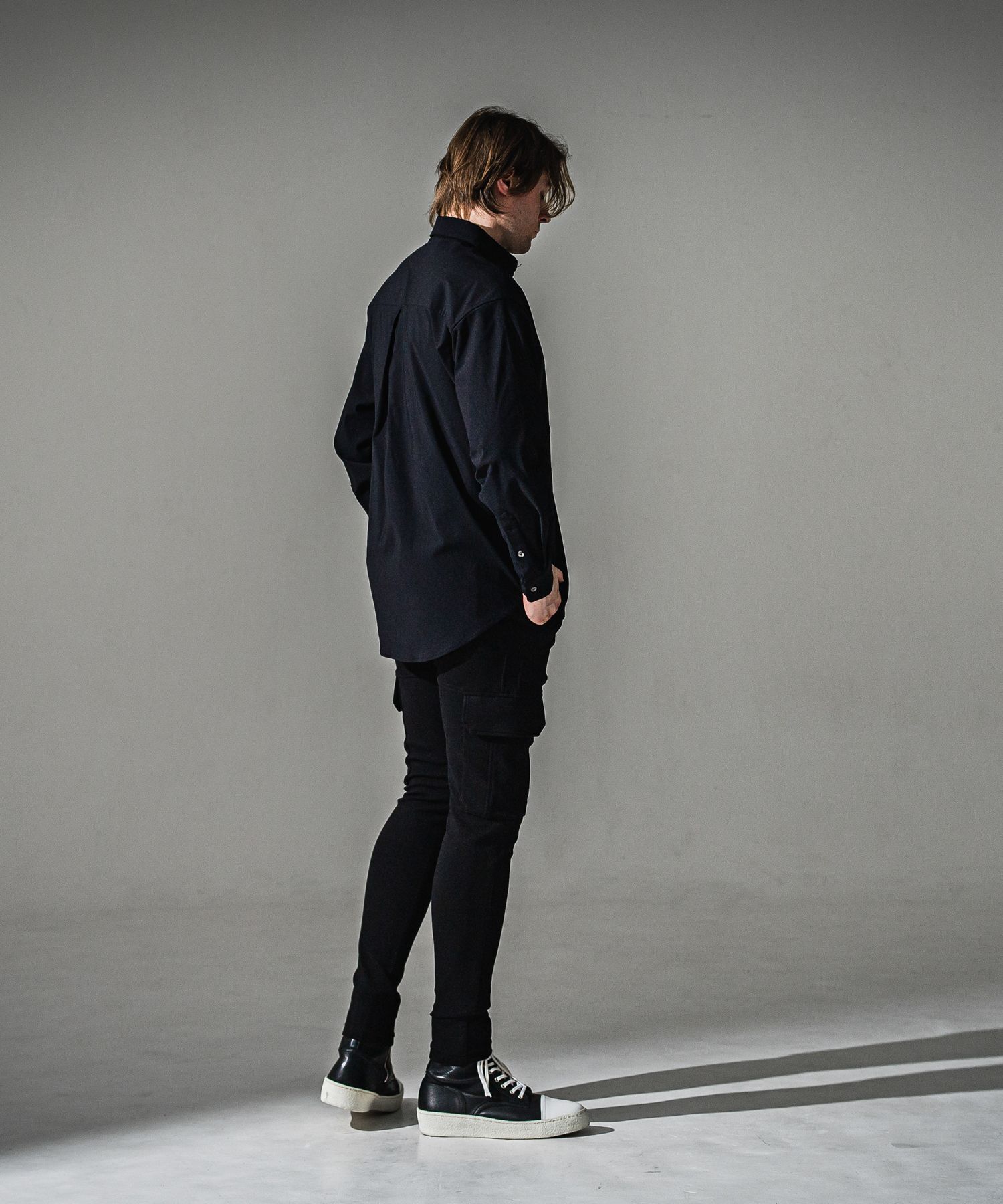 SEMI WIDE TUCK PANTS / RC41-ST-016WT / セミワイドタックパンツ / ブリスターブラック (7月下旬入荷予定)