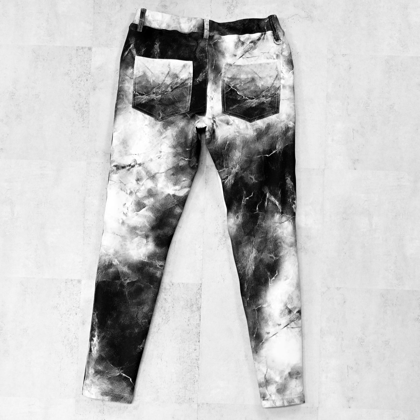 CHRIS EASY TUCK PANTS / RC42-ST-016T / イージータックパンツ / マーブルブラック (1月上旬入荷予定)