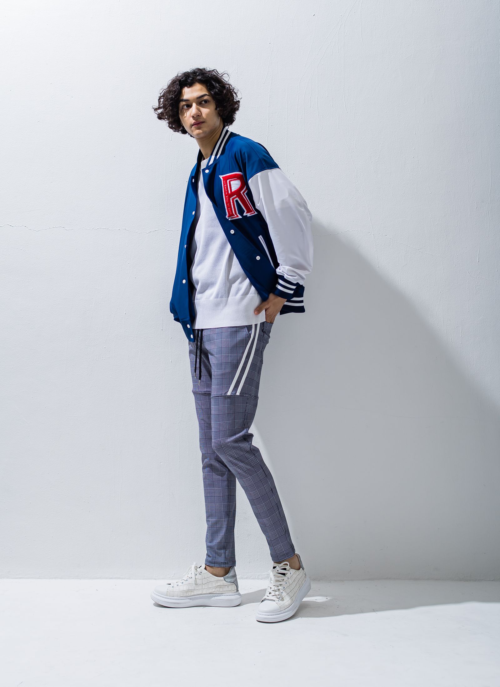 TYLER LINE PANTS / RC28-ST-026 / イージーラインパンツ / グレンチェックブラック※