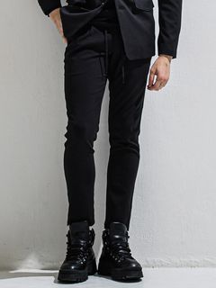 GAVIRIA SLACKS EASY PANTS / DP1-ST-001 / スラックスイージーパンツ / ブラック (3月中旬入荷予定)