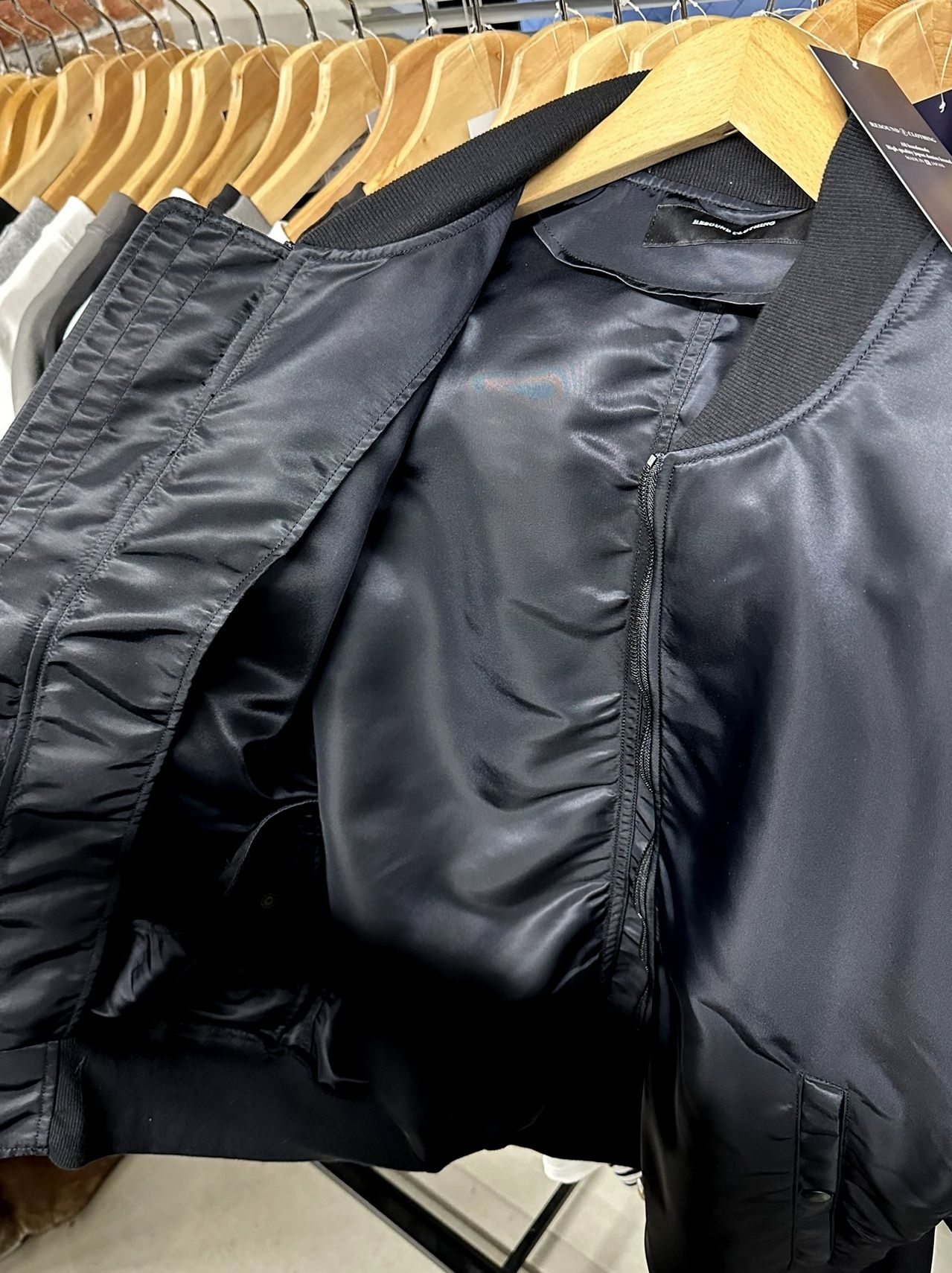 LIGHT DAVID JACKET / RC37-JK-002 / ナイロンライトMA-1 / ブラック (9月上旬入荷予定)