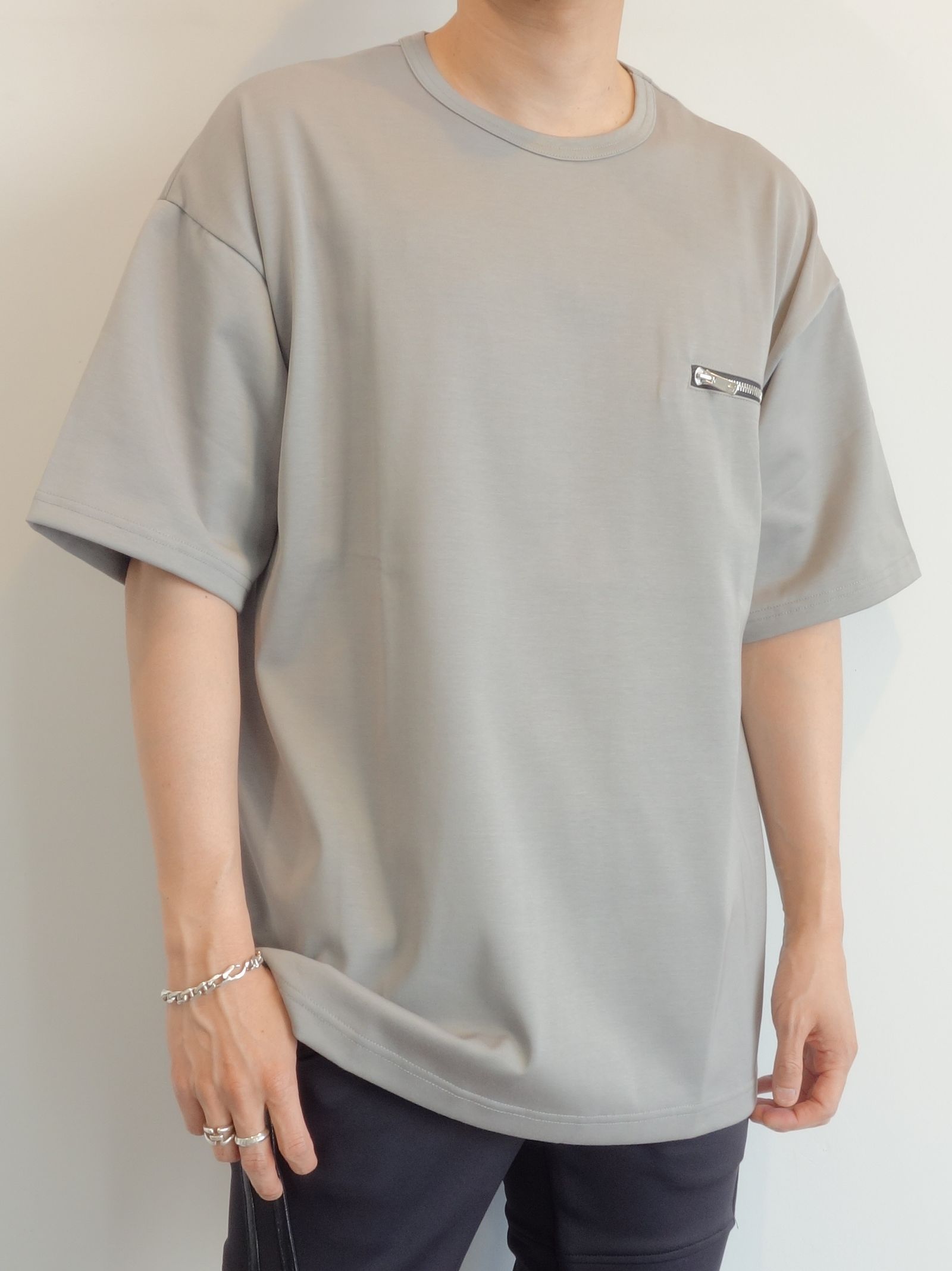 FASTENER POCKET LOOSE TEE / RC24-T-007 / ビッグTシャツ ※