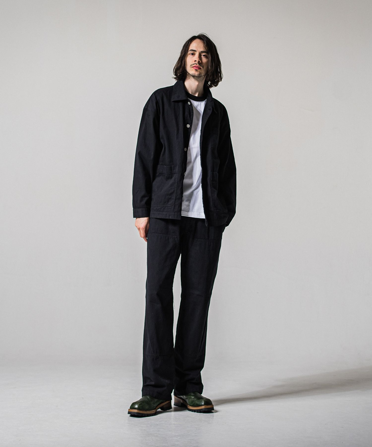 BACK RC RAGLAN OVER TEE / RC39-T-001 / バックロゴラグランビッグTシャツ / ホワイト×ブラック (4月上旬入荷予定)