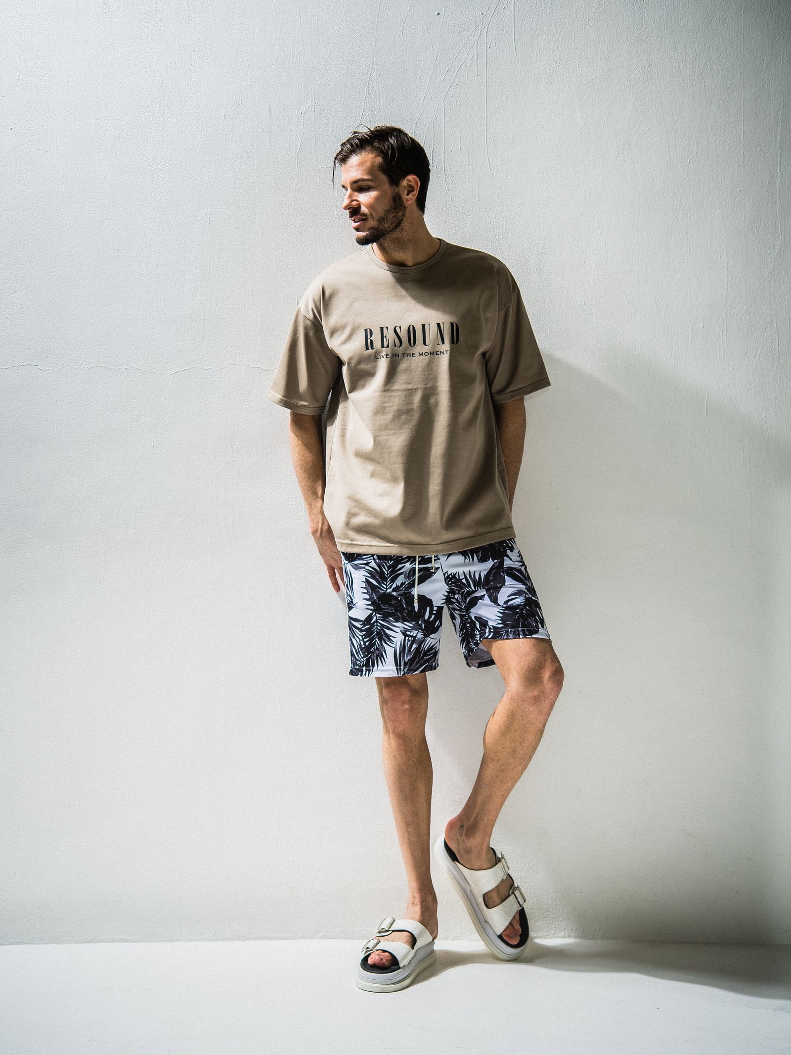 LEAF RUSH SHORTS / RC24-HP-003 / ラッシュガードハーフパンツ ※