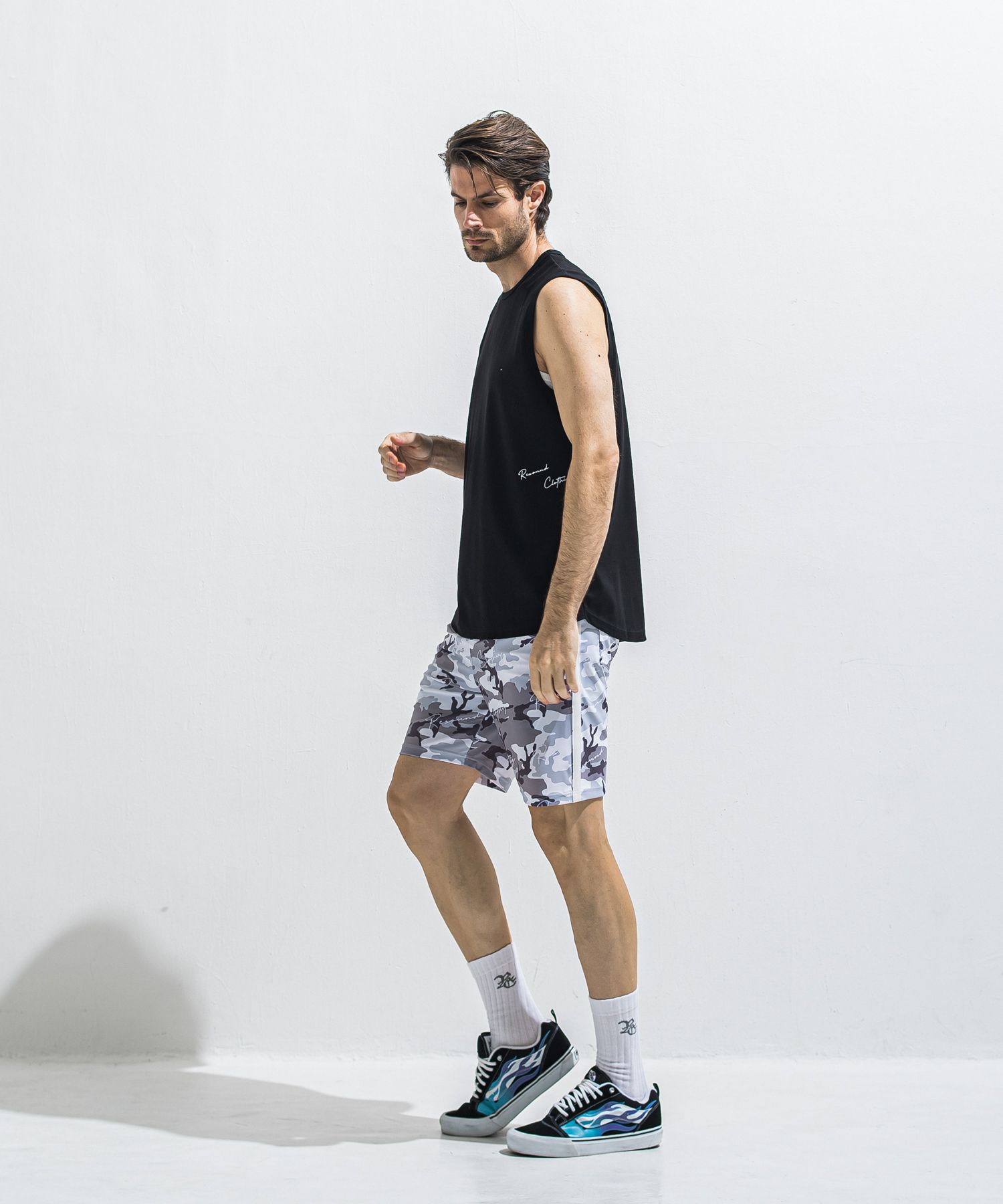 RUSH SHORTS / RC40-HP-002 / ラッシュガードショーツ / カモフラブラック (5月下旬入荷予定)