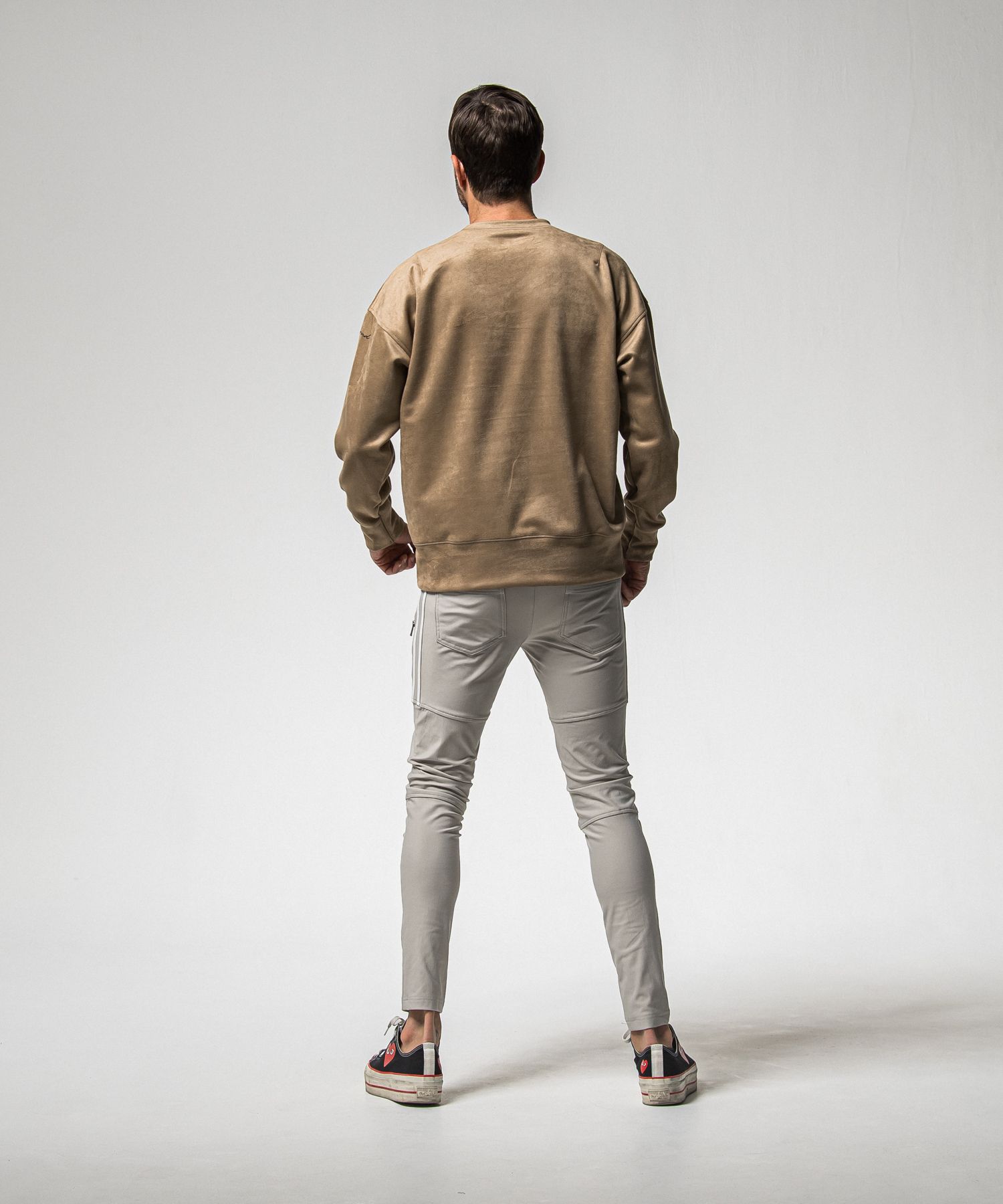 SUEDE DROP TRAINER / RC38-C-005 / スエードトレーナー / ブラウン (1月上旬入荷予定)